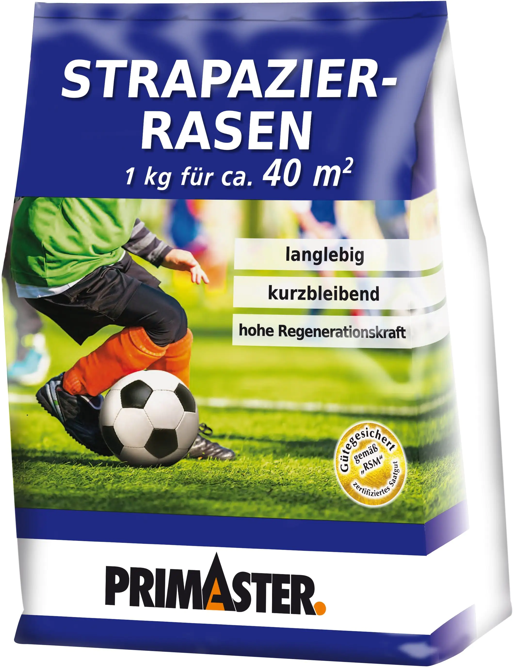 Primaster Rasensaatgut Strapazierrasen 1 kg, für ca. 40 m² Primaster Rasensaatgut Strapazierrasen 1 kg, für ca. 40 m²