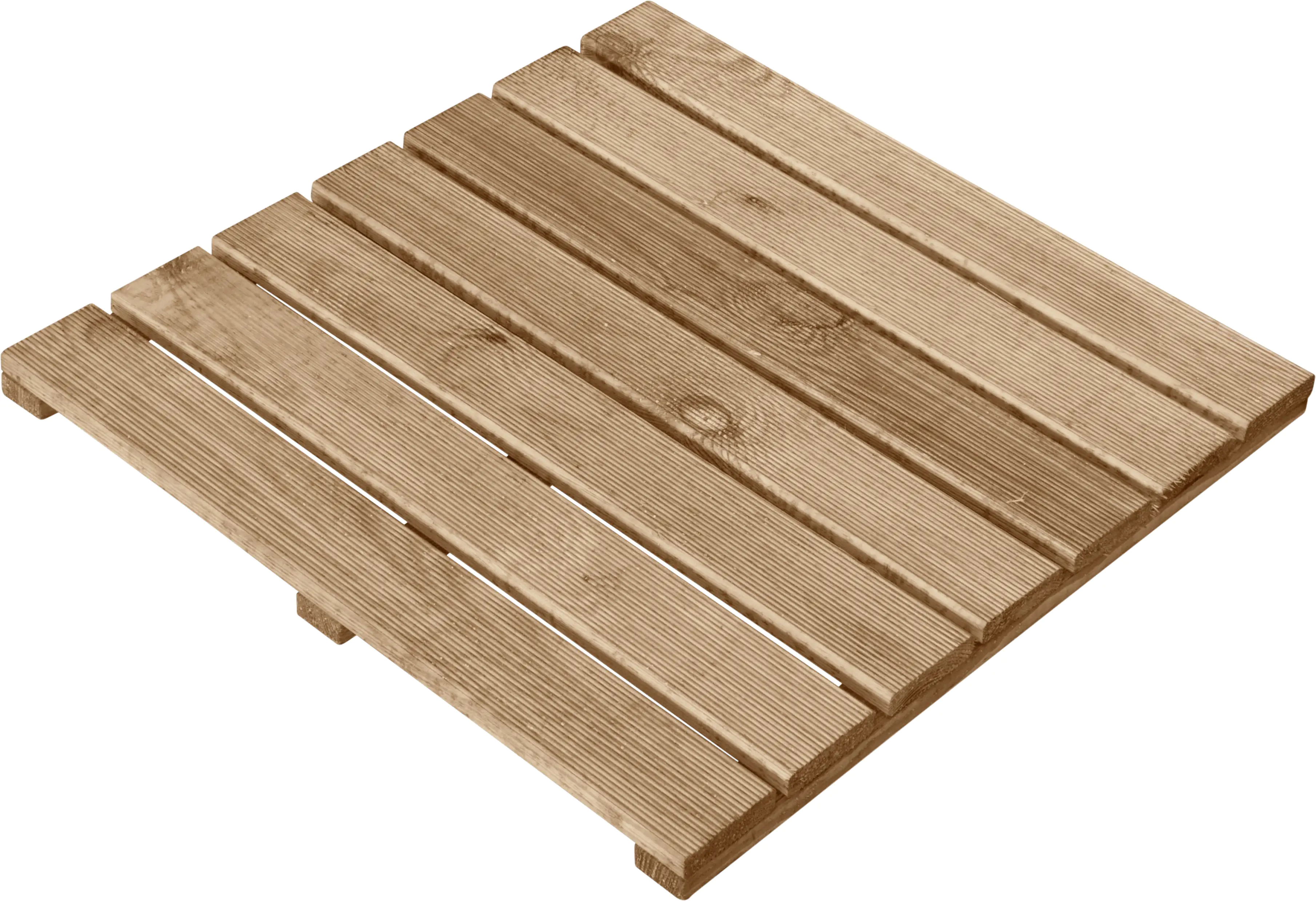 Holzfliese Kiefer 50 x 50 x 3 cm kesseldruckimprägniert 1 Stück