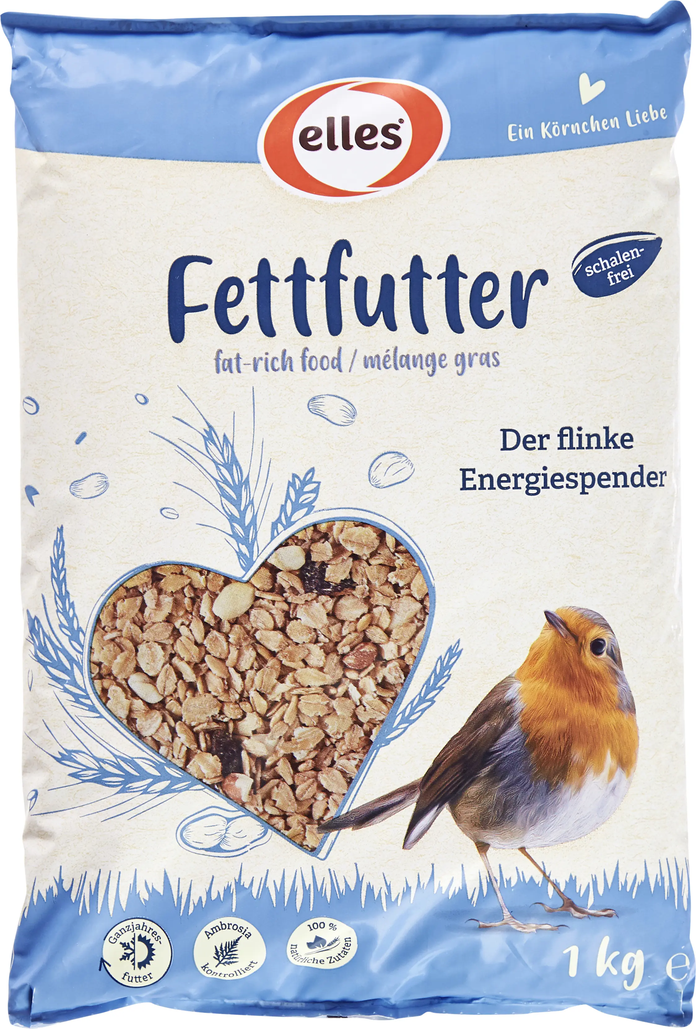 Elles Wildvogelfutter Fettfutter 1 kg