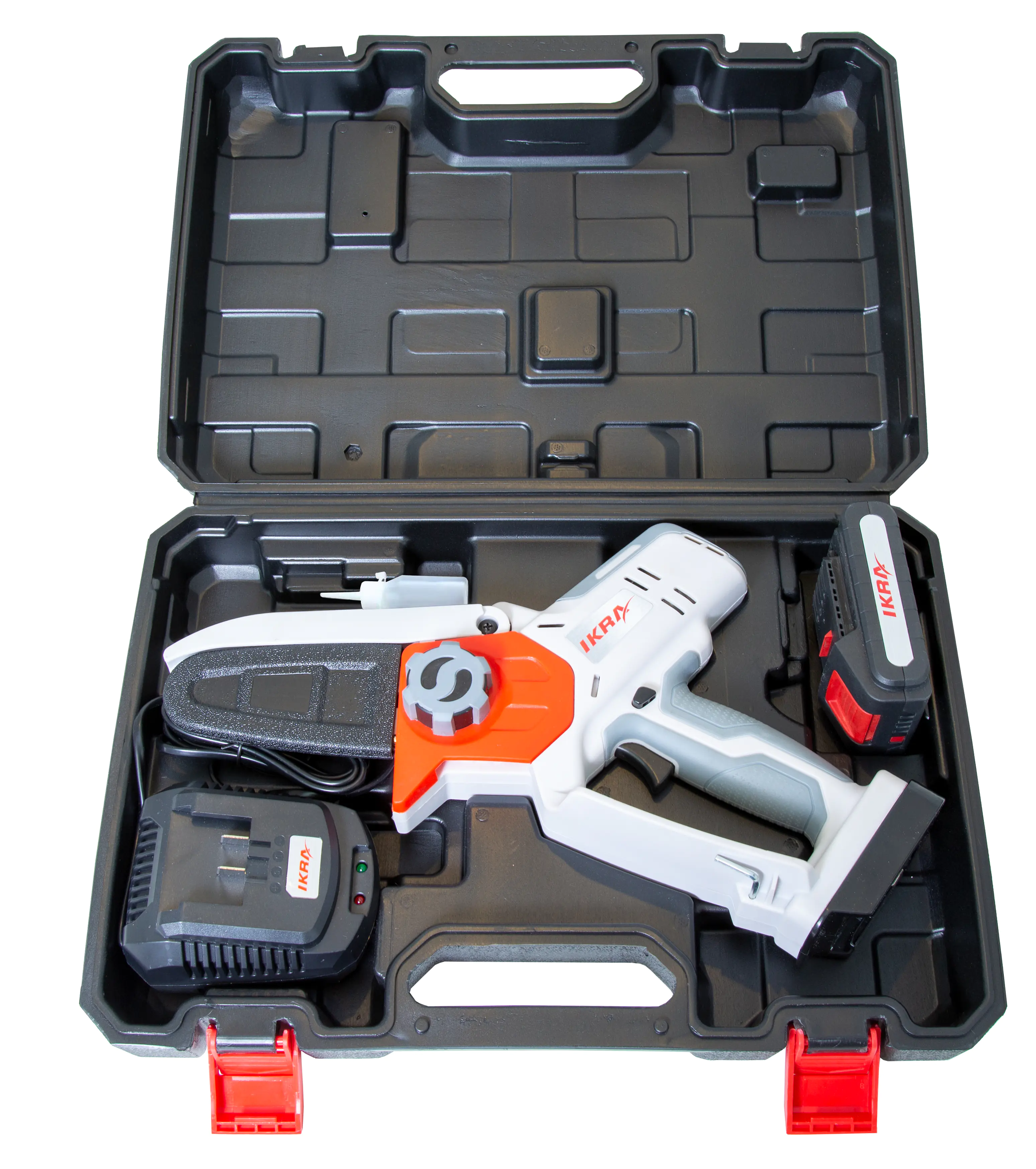 Ikra Akku Gehölzschneider ICMS 2011, inkl. 20V 2,0Ah Akku, Schnellladegerät