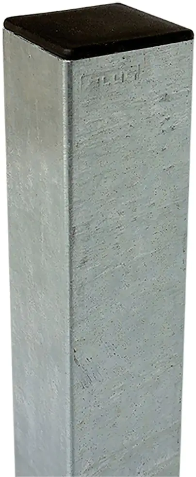 TrendLine Alupfosten 8,4 x 8,4 x 200 cm mit Abdeckung