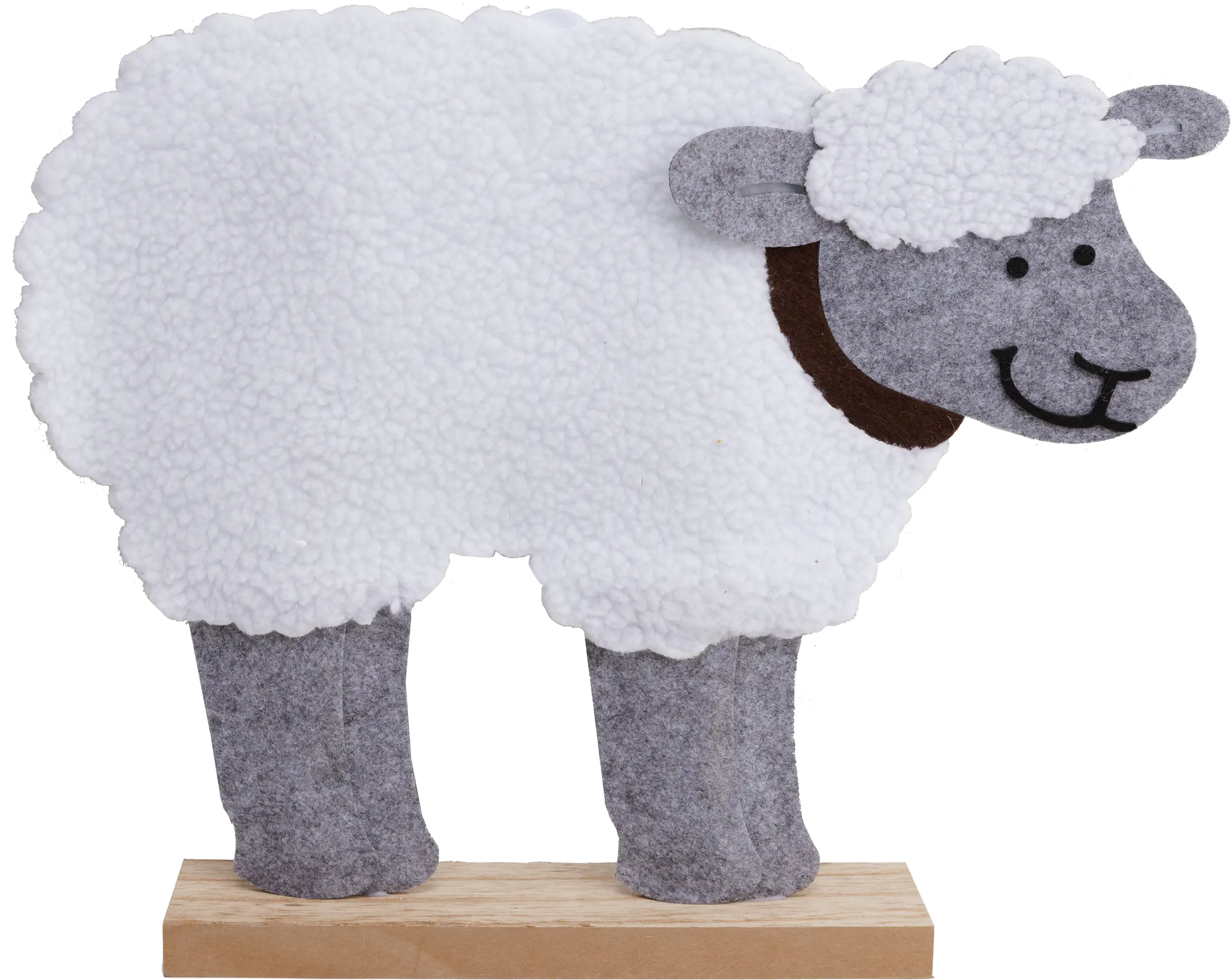 TrendLine Aufsteller Schaf 42 x 35 cm weiß grau