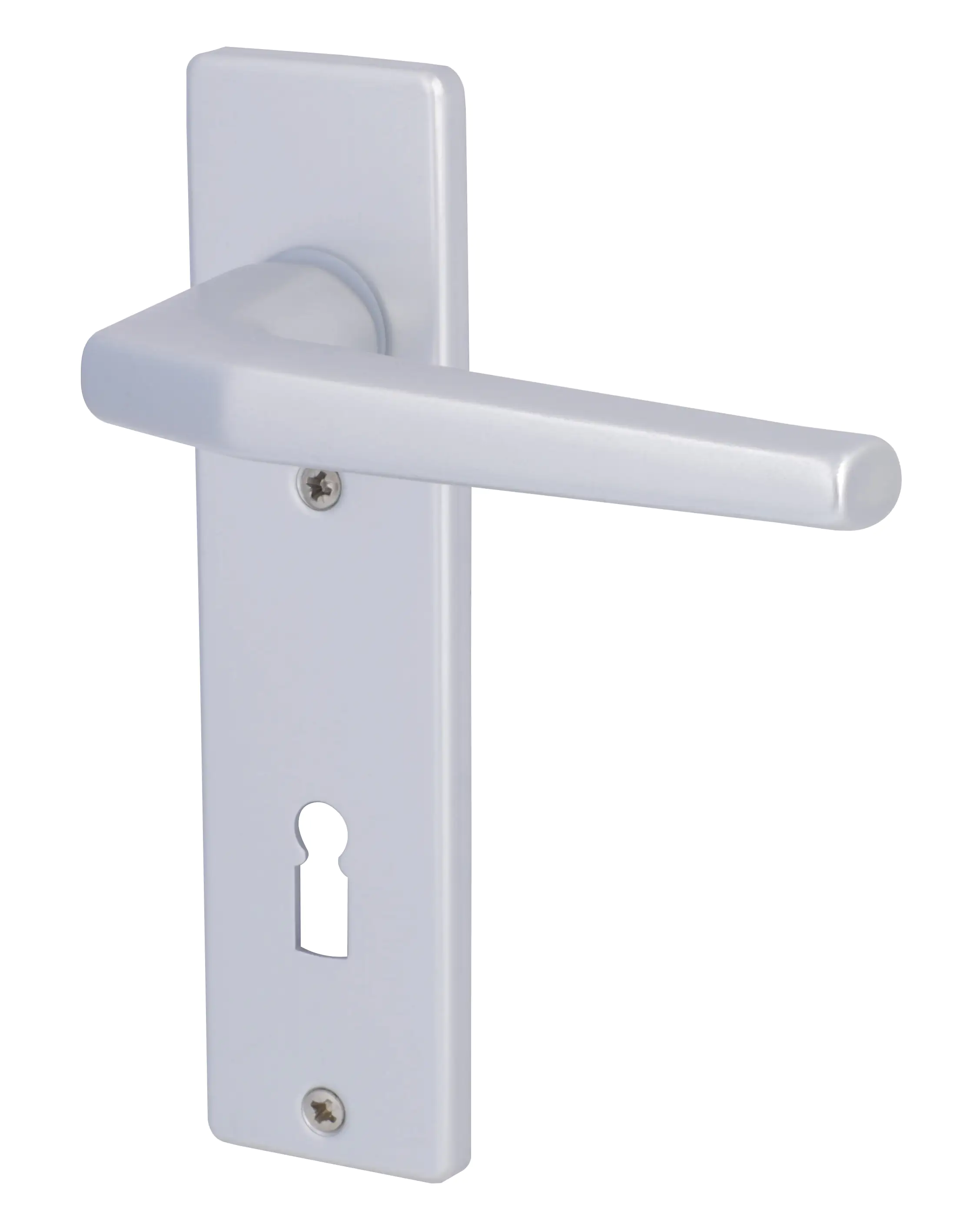 Alpertec BB- Kurzschildgarnitur Florida Edelstahl silber eckig