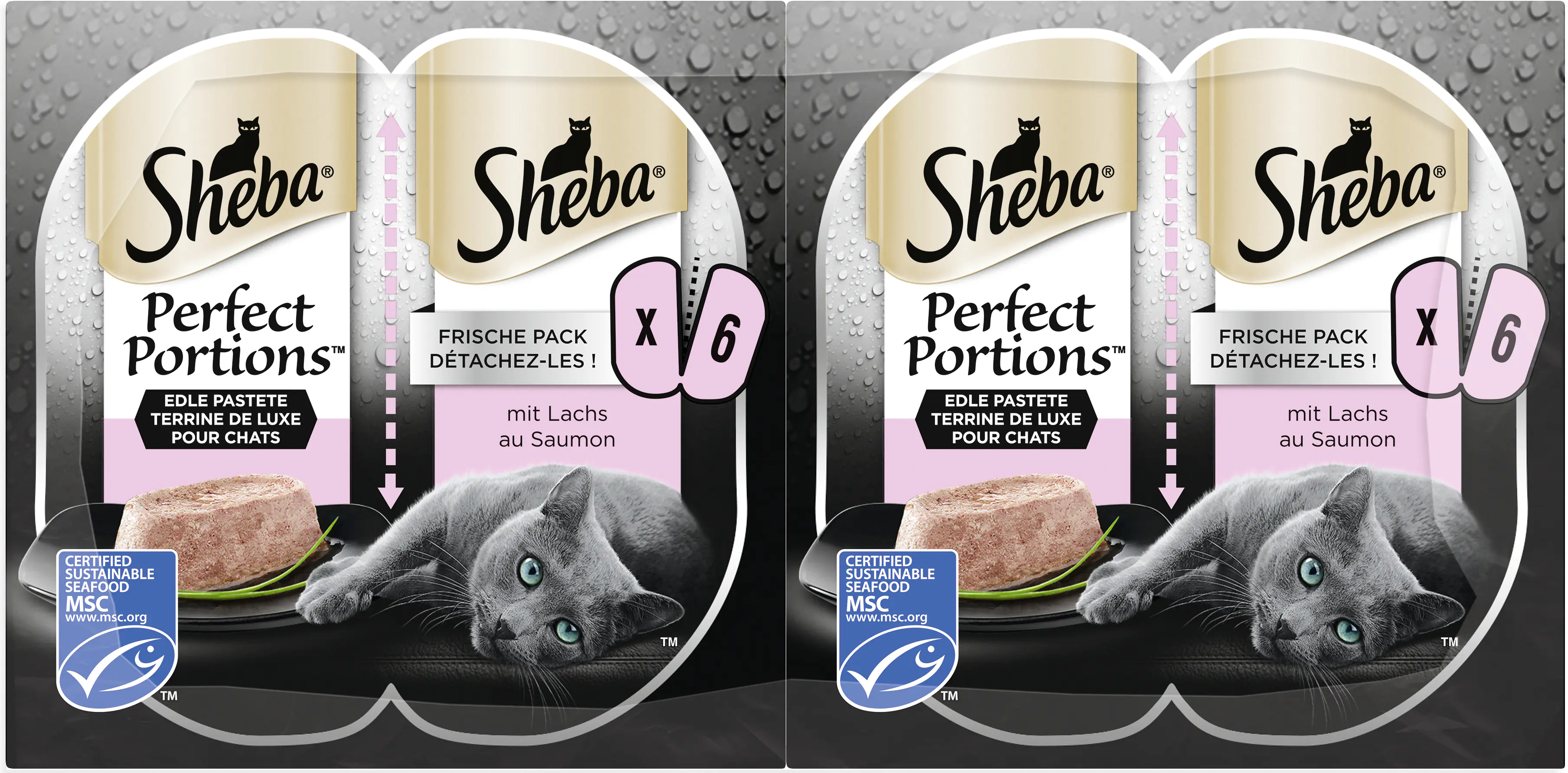 Sheba Perfect PORTIONS mit Lachs MSC Sheba Perfect PORTIONS mit Lachs MSC