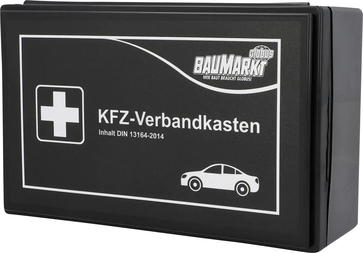 Globus Baumarkt KFZ-Verbandkasten DIN 13164-2022 Globus Baumarkt KFZ-Verbandkasten DIN 13164-2022