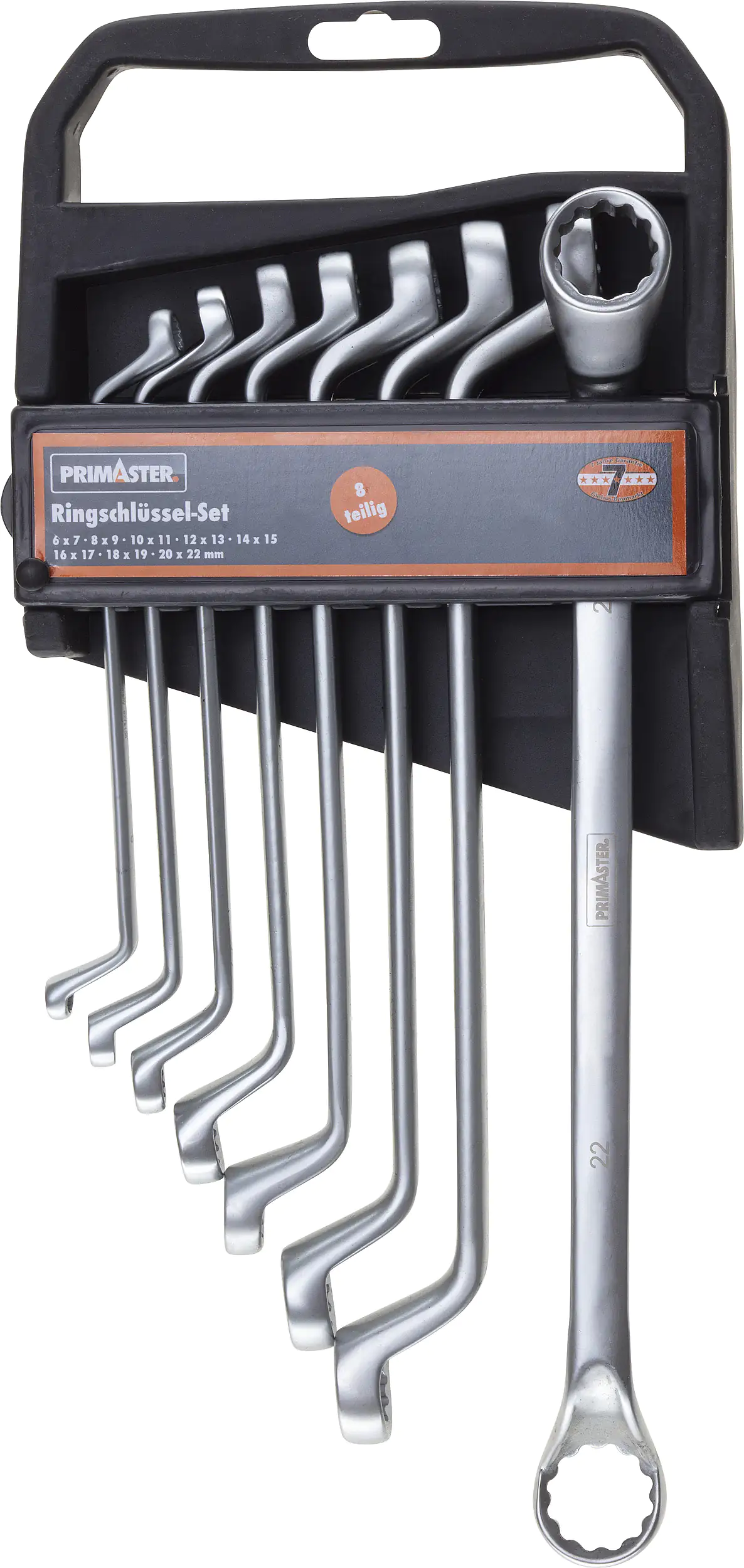 Primaster Ringschlüssel-Set 8-teilig 6 - 22 mm