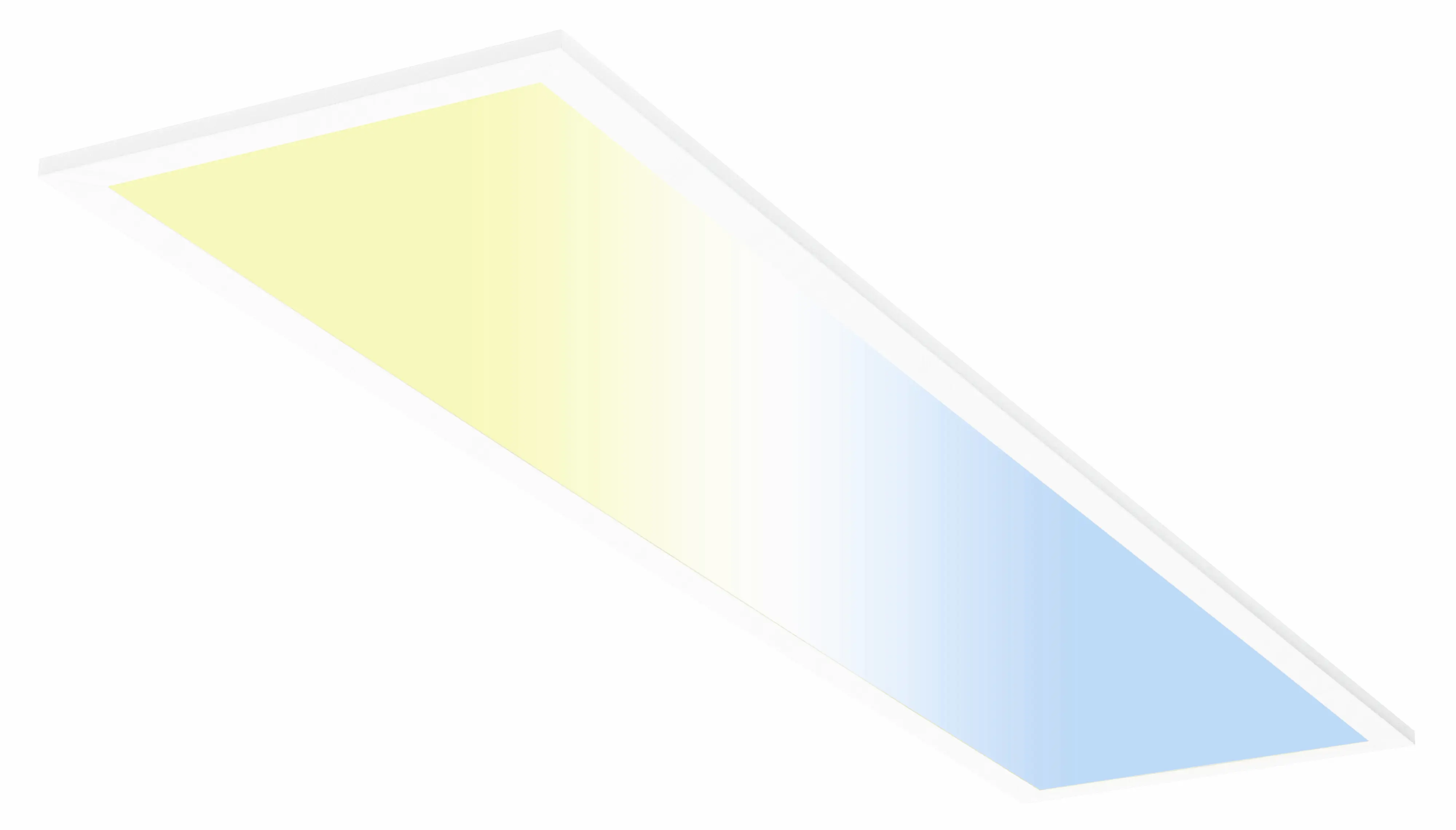Briloner LED-Panelleuchte ultraflach 100 x 25 cm weiß RGB dimmbar