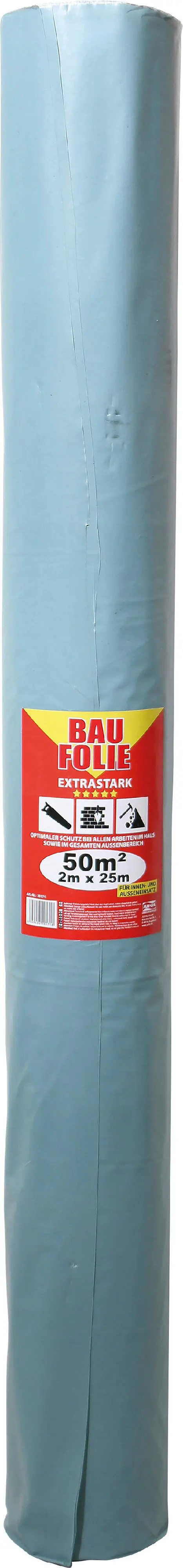 Jufol Baufolie Extrastark 0,1 mm 25 x 2 m = 50 m² transluzent