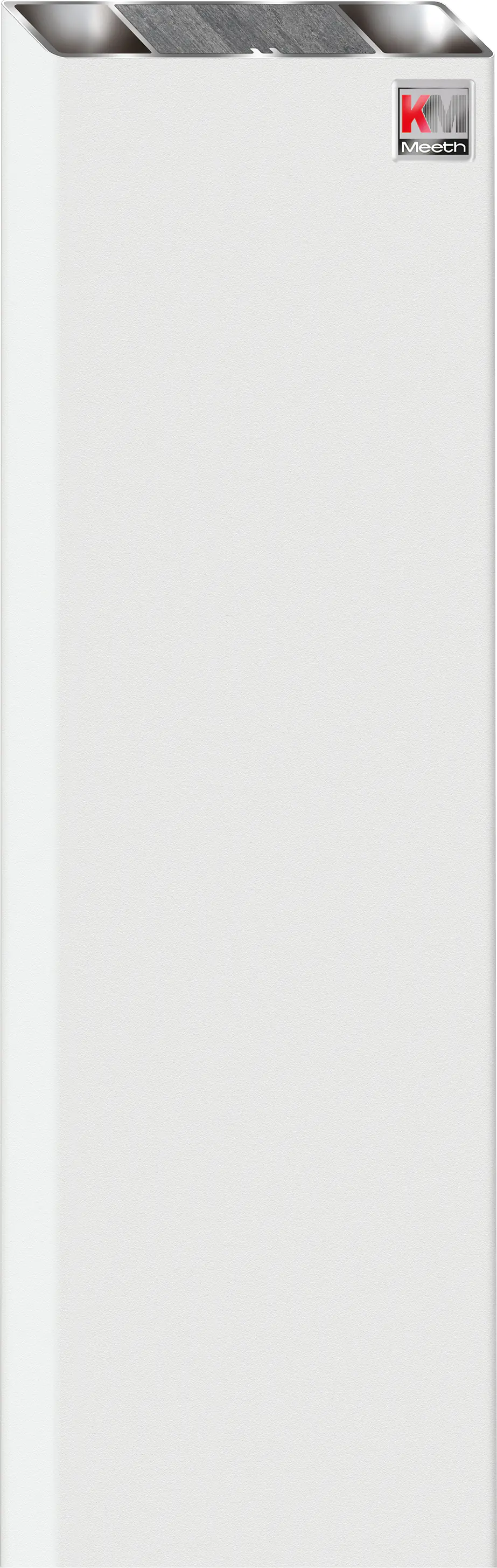 KM Zaun Zaunlatte mit Kunststoffverstärkung, weiß