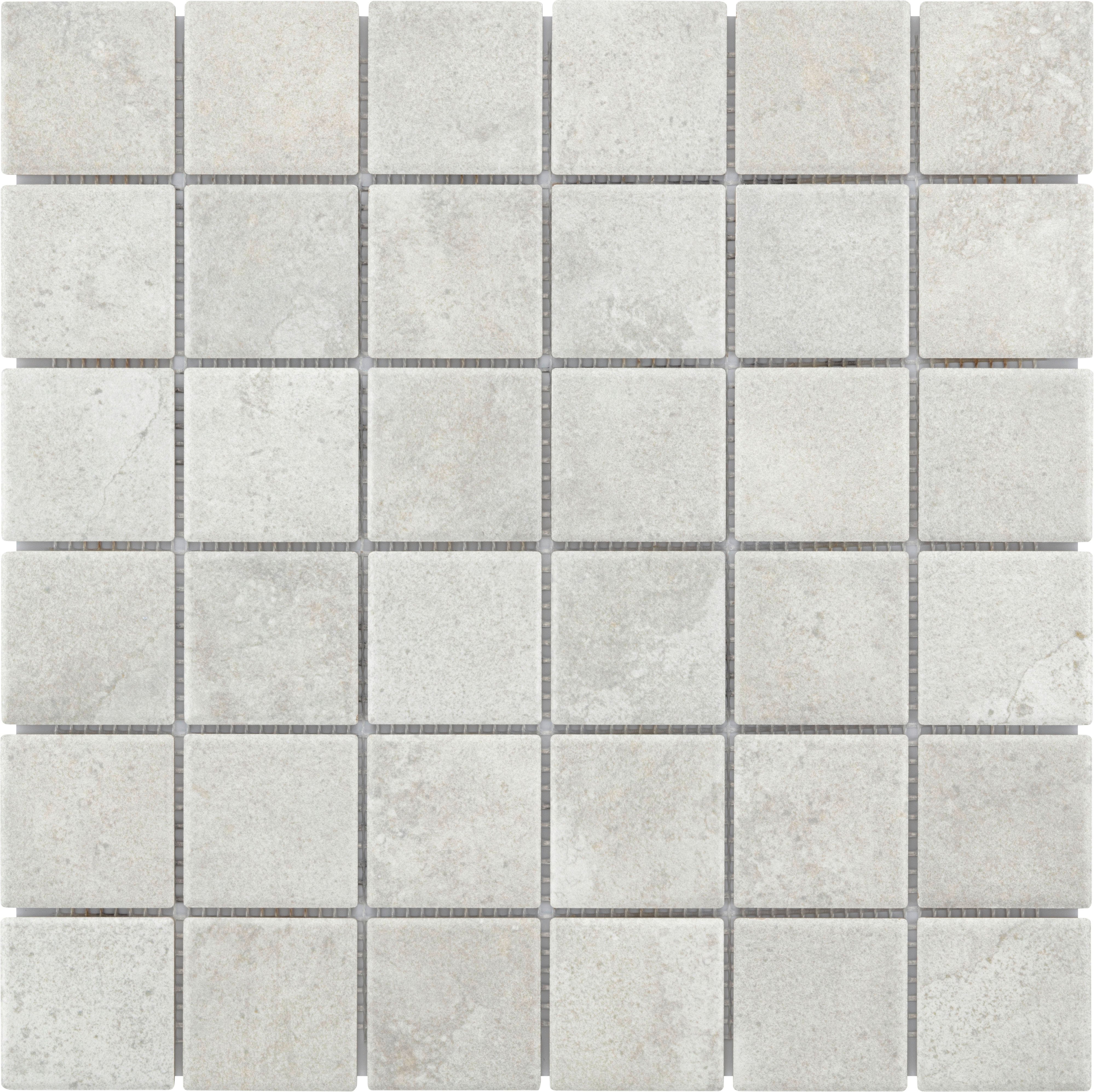 KNG Mosaikfliese rutschhemmend 29,7 x 29,7 cm mineralgrau