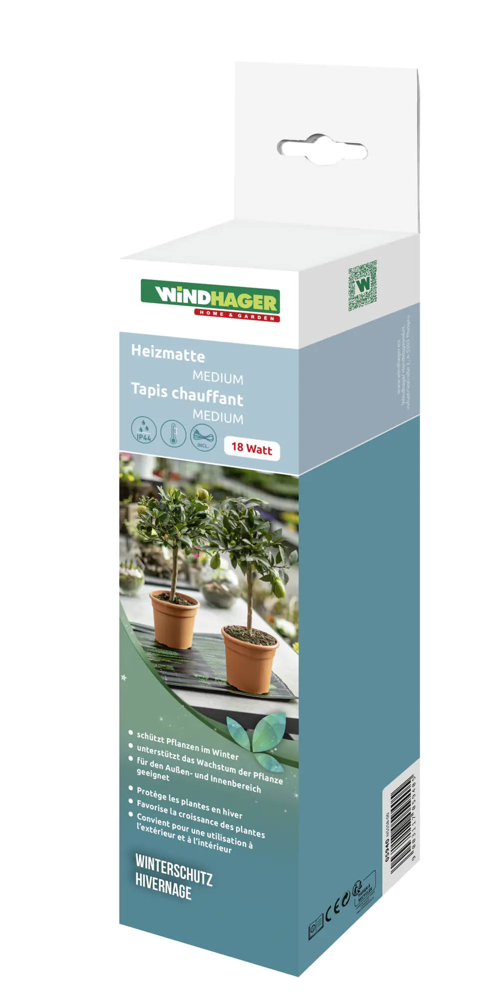 9003117059405_2 Windhager Heizmatte 18 Watt 38 x 24 cm