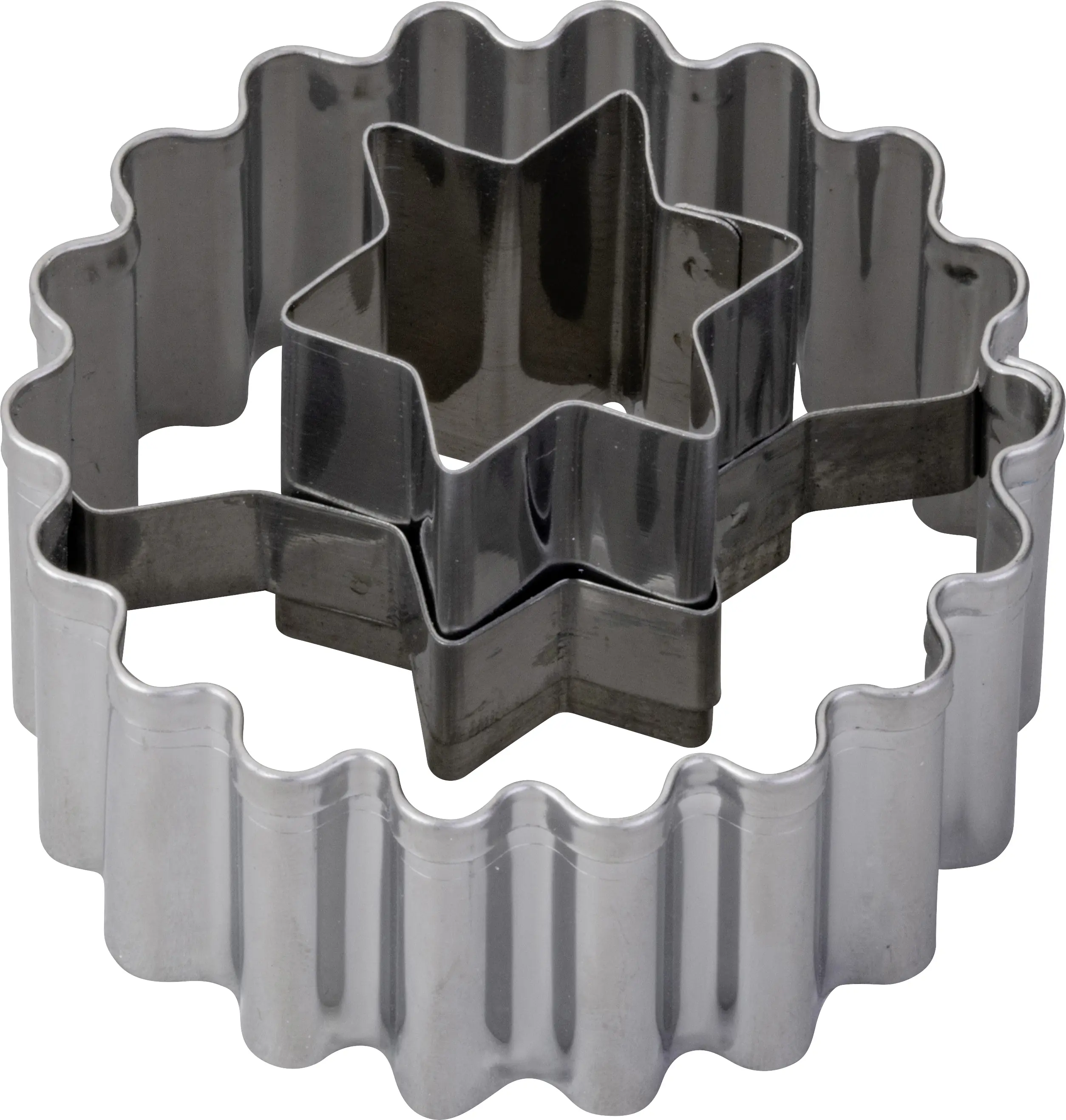 Zenker Ausstechform Linzer Stern Ø 5,4 x 3,6 cm silber