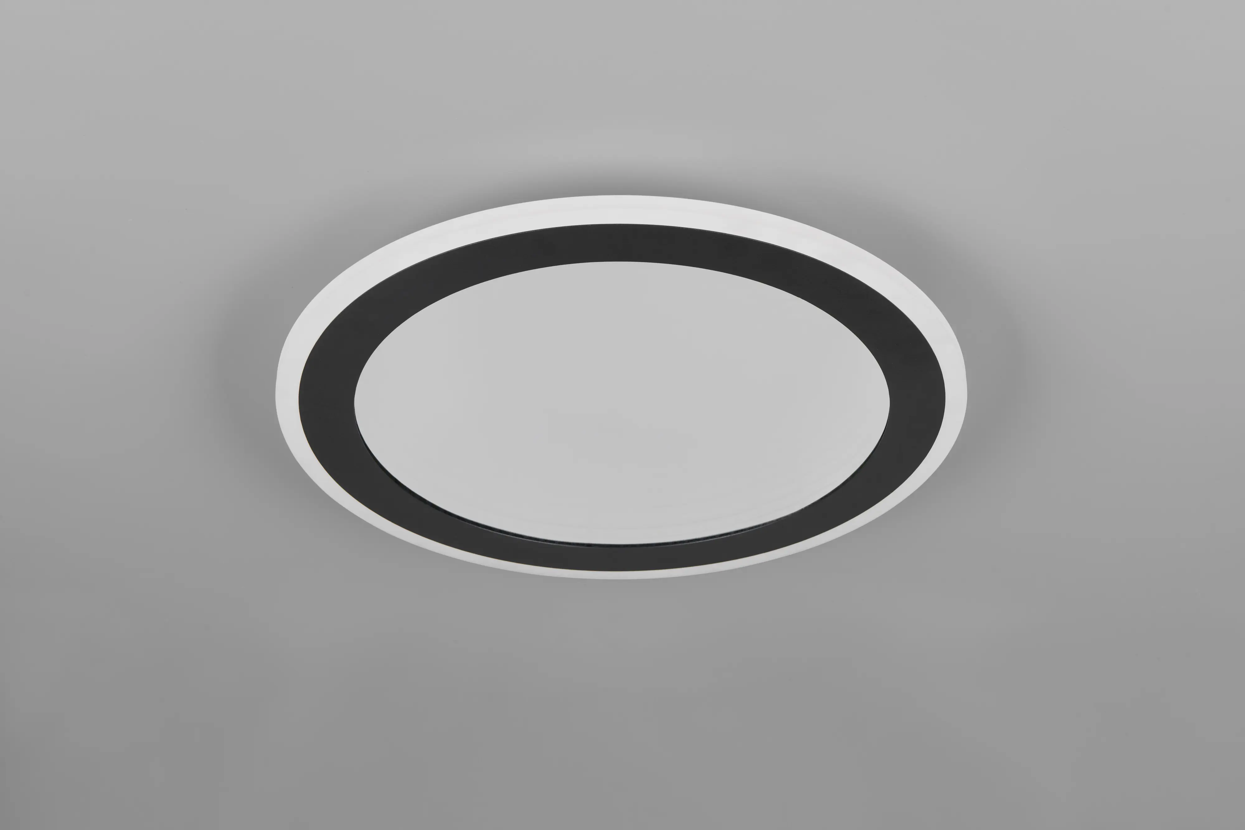 Reality LED Deckenleuchte Glace 21,5W schwarz Metall warmweiß-kaltweiß