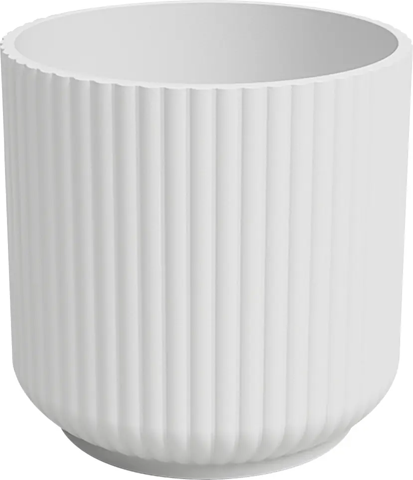 Artevasi Übertopf Luna Keramik weiß matt Ø 15 x 15 cm 