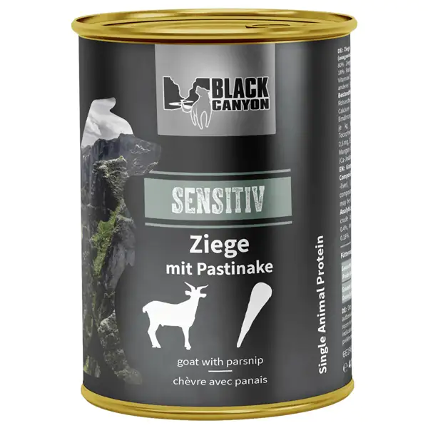 Black Canyon Hundenassfutter Adult Sensitiv 410 g Ziege