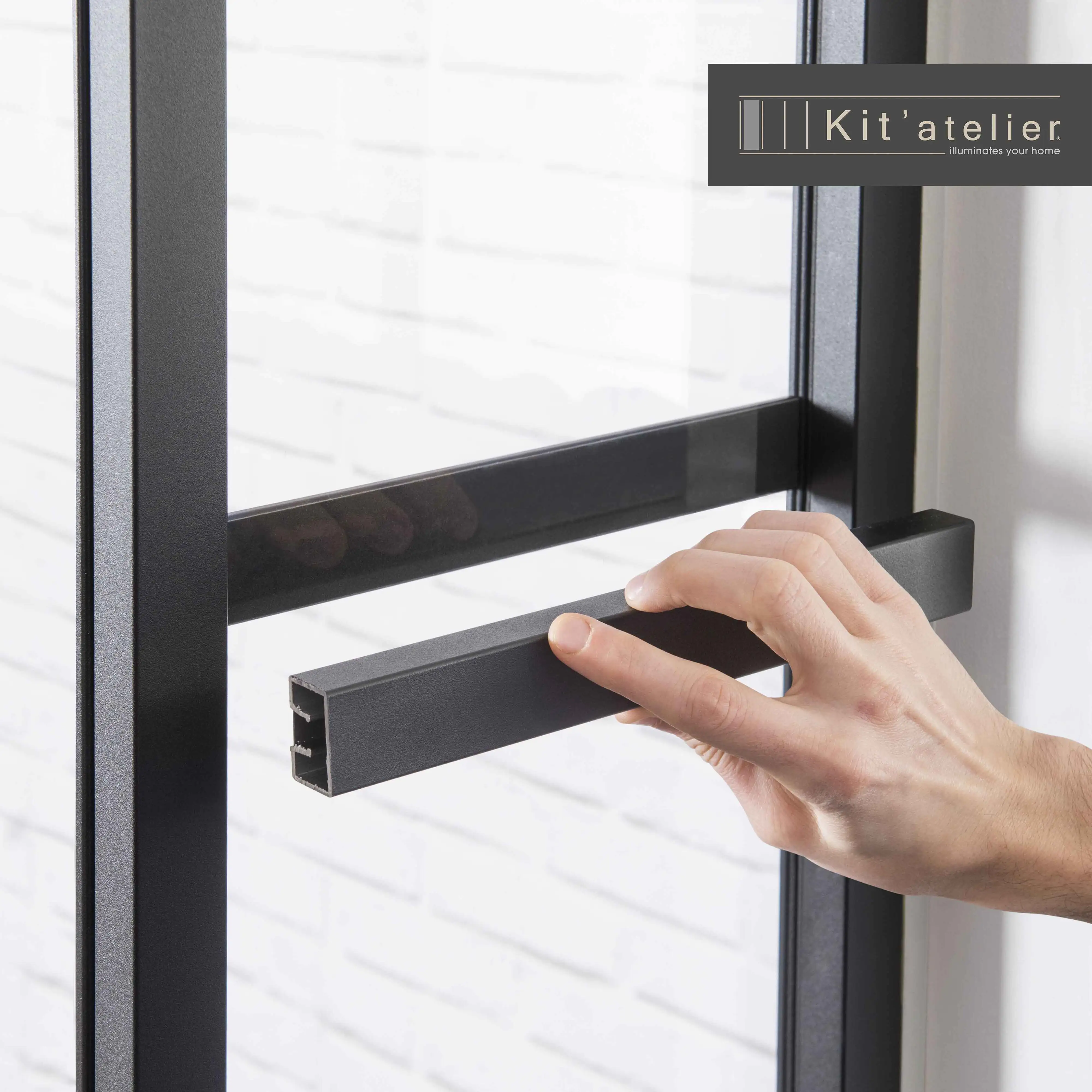 Klebeleisten-Set Loft für Trennwand Verriere Modulo 2 Stück Klebeleisten-Set Loft für Trennwand Verriere Modulo 2 Stück