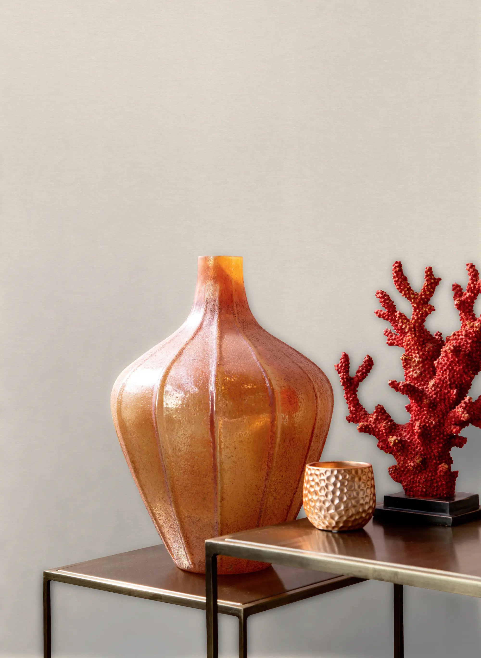 Rasch Vliestapete 464016 Selection Uni beige, 10,05 x 0,53 m