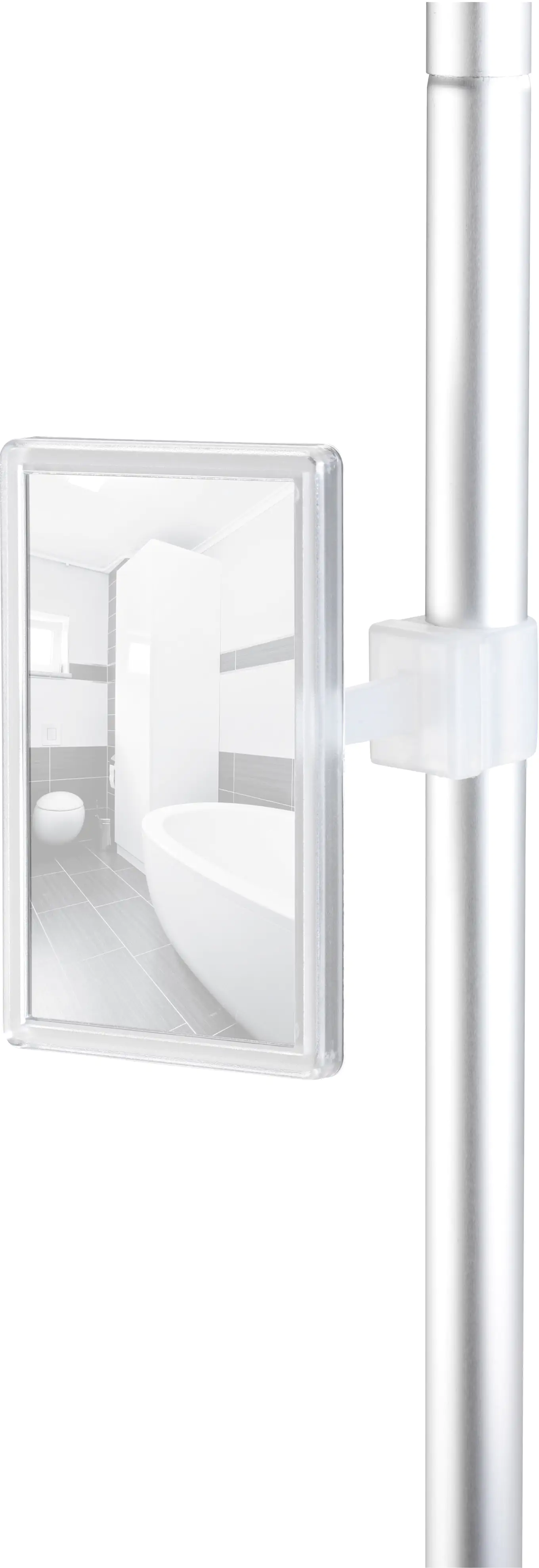 4008838203491_2667431 Wenko Teleskop Duschecke Premium Aluminium, chrom, 3 Ablagen