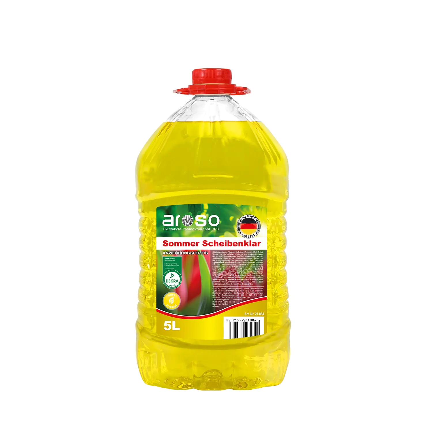 aroso Scheibenreiniger Sommer gebrauchsfertig Zitrone 5 L