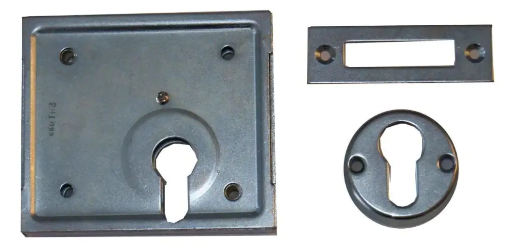 Alpertec Kastenriegelschloss Dornmaß 60 mm