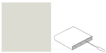 Getalit Endschutzleiste 60 cm, 4 x 40  mm, silber
