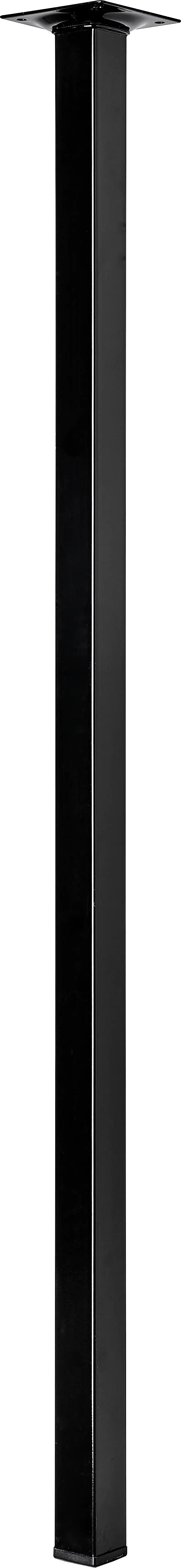 Hettich Tischbein 70 x 2,5 x 2,5 cm Stahl schwarz - 1 Stück Hettich Tischbein 70 x 2,5 x 2,5 cm Stahl schwarz - 1 Stück