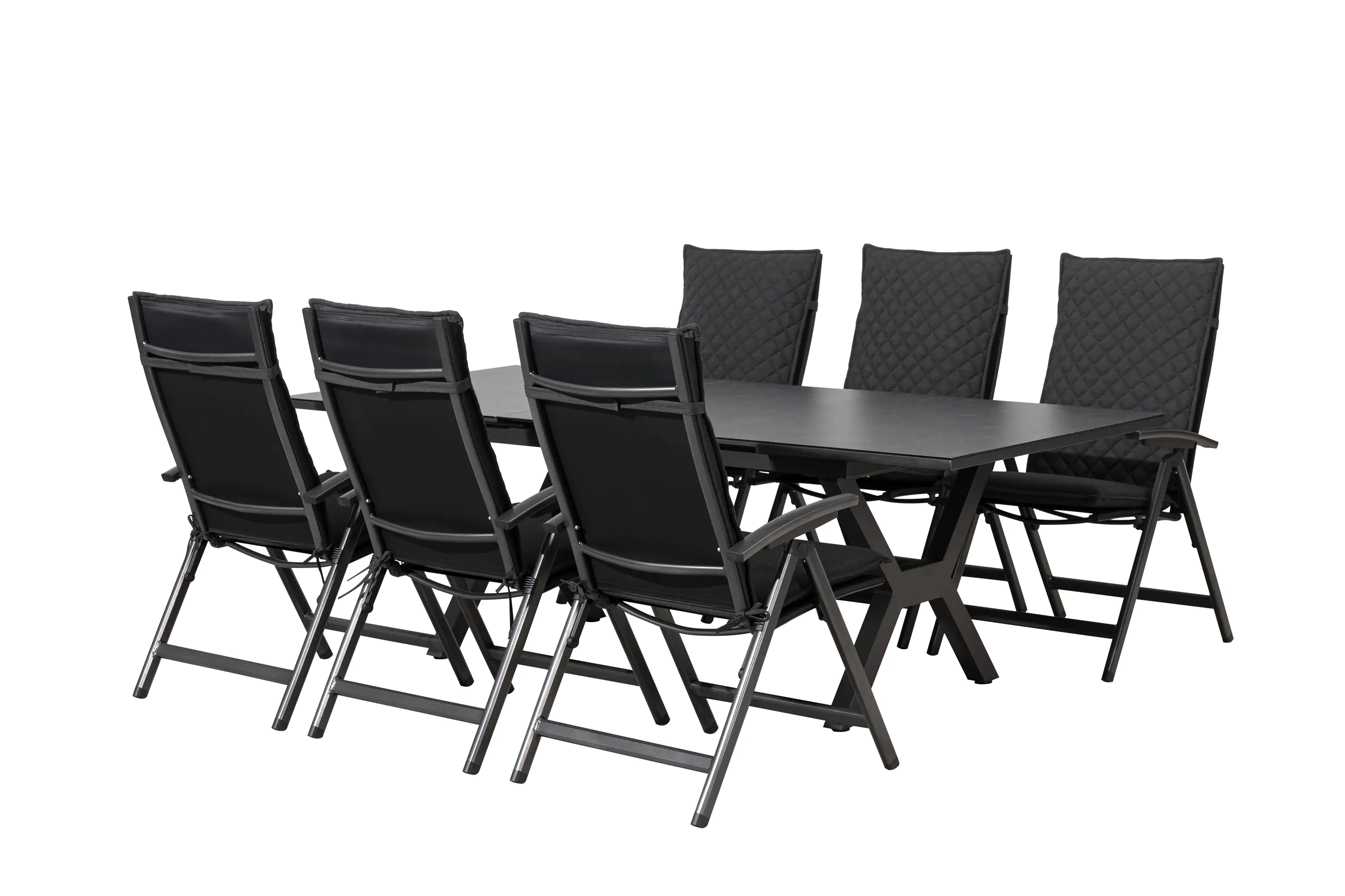 Primaster Auflage mit wetterfestem Bezug in anthrazit Primaster Auflage mit wetterfestem Bezug in anthrazit