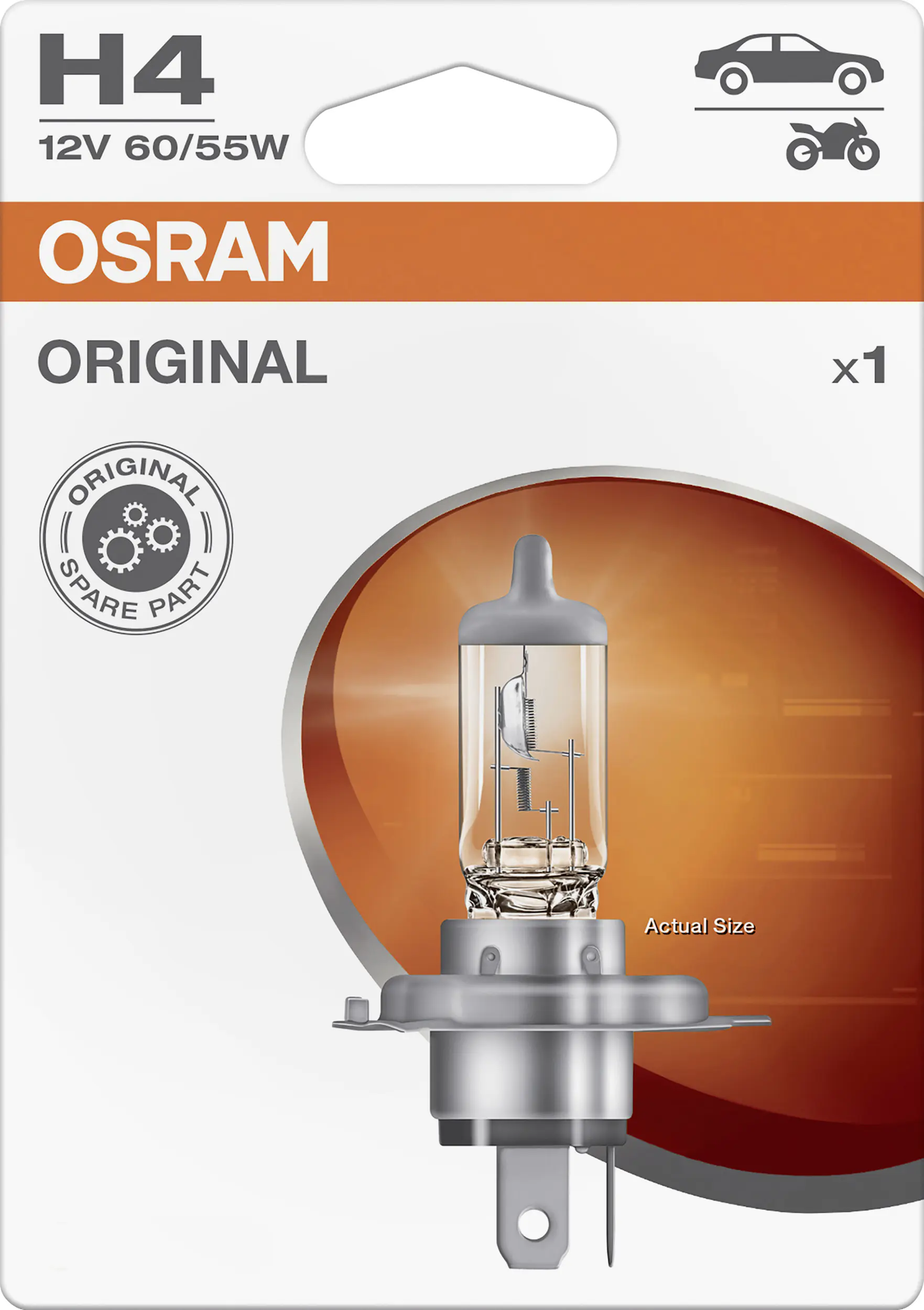 Osram Scheinwerferlampe H4 Original 2.0