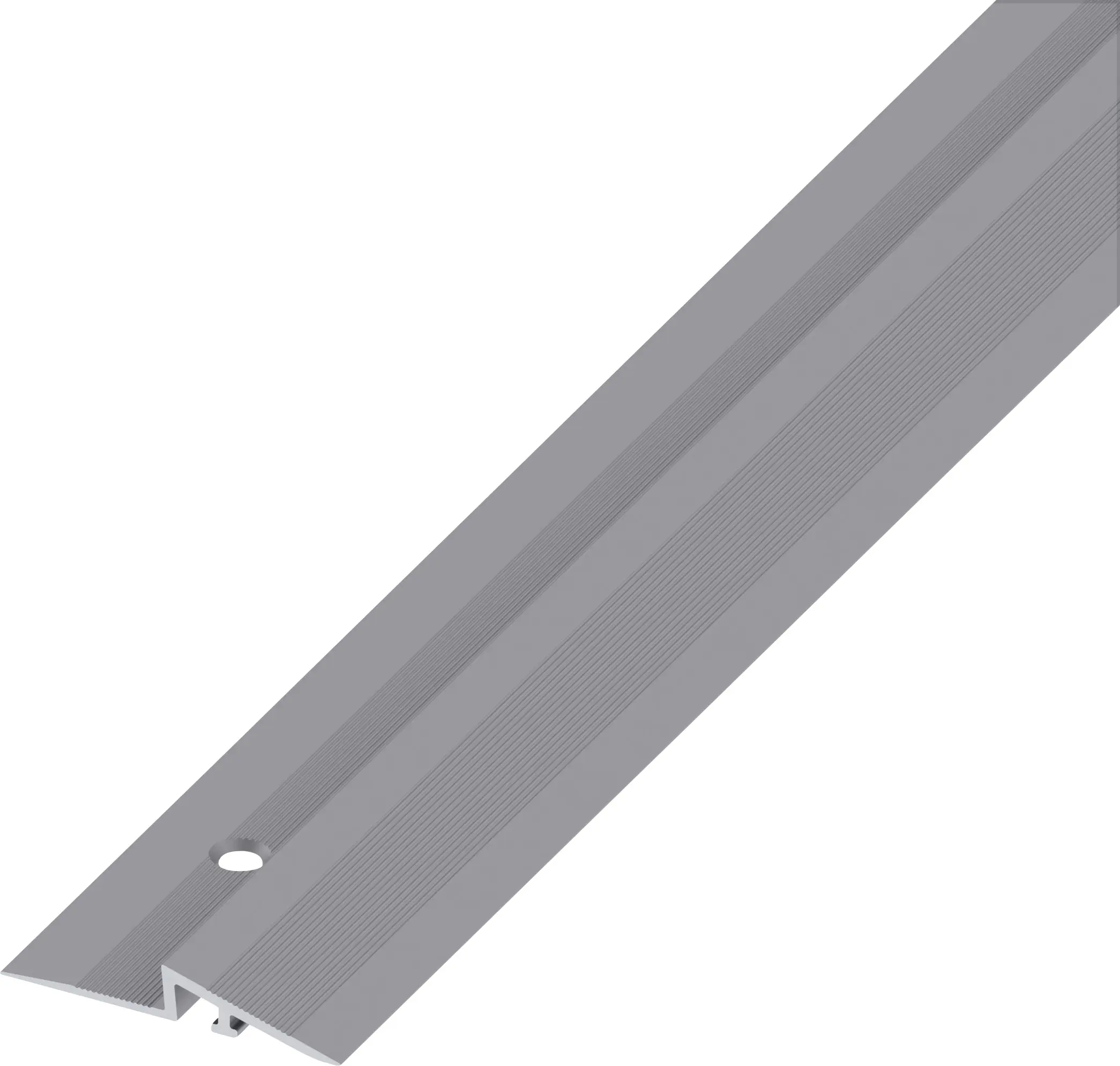 alfer Rampen-Profil 1 m, 38 x 5 mm Aluminium eloxiert dunkelgrau