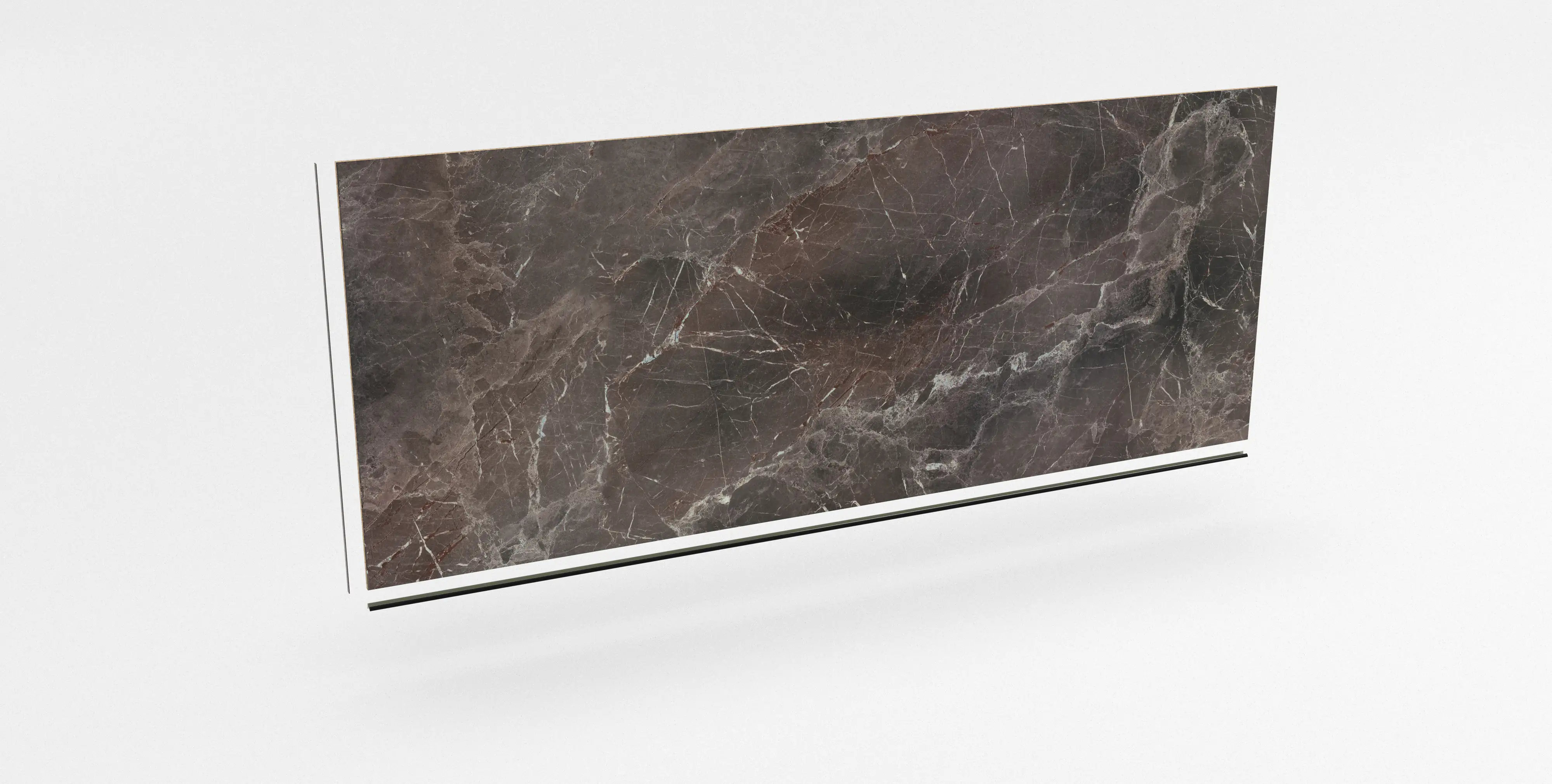 GetaElements Küchenrückwand-Set marmor braun 305 x 58,5 x 1,3 cm