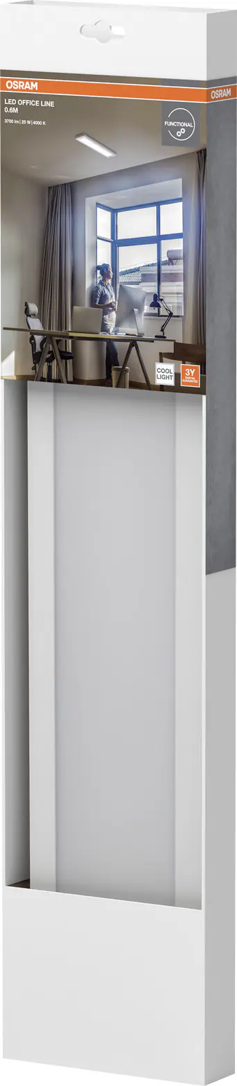Osram LED Deckenleuchte Office Line weiß 62 cm 25 W kaltweiß
