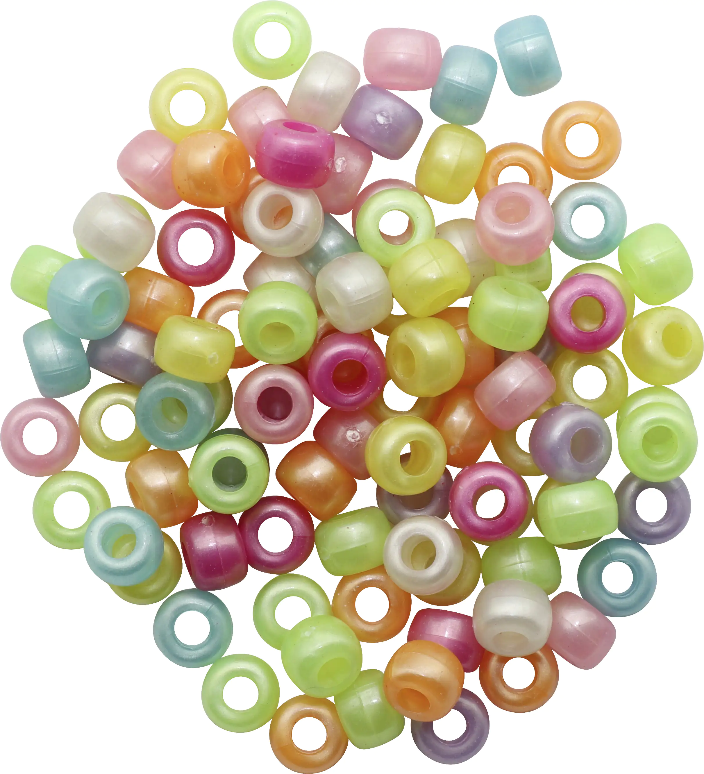 Glorex Schmuck Perlen 6-9 mm 25 g pastell