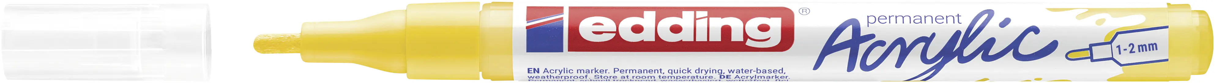 edding 5300 Acrylmarker fein verkehrsgelb 1 - 2 mm