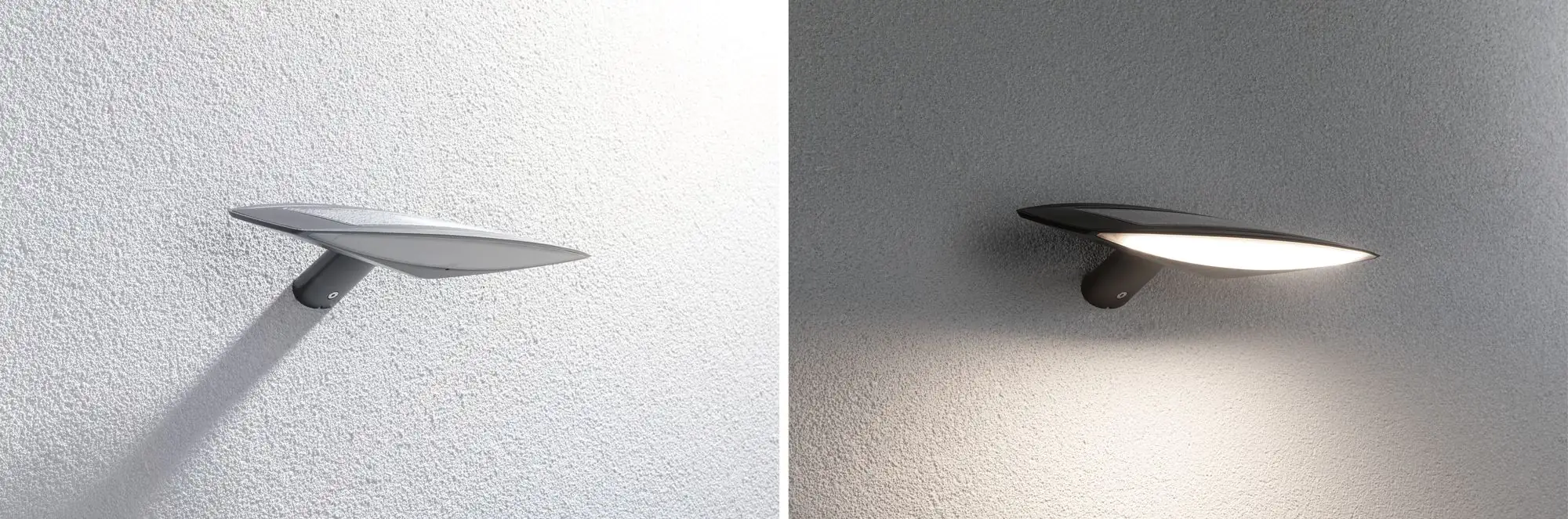 Paulmann Outdoor Solar Wandleuchte Kiran anthrazit warmweiß Bewegungsmelder