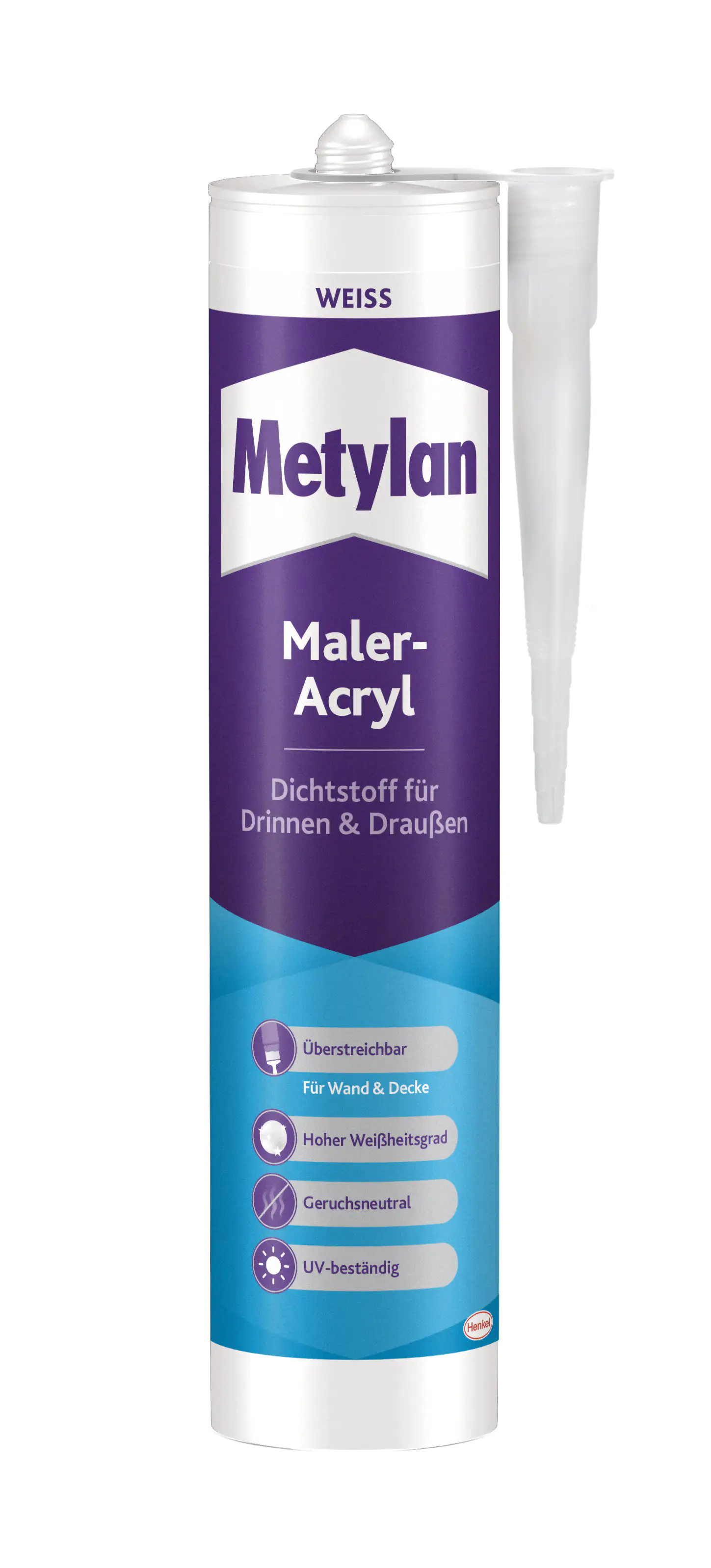 Metylan Wand & Decke Maleracryl 300 ml weiß