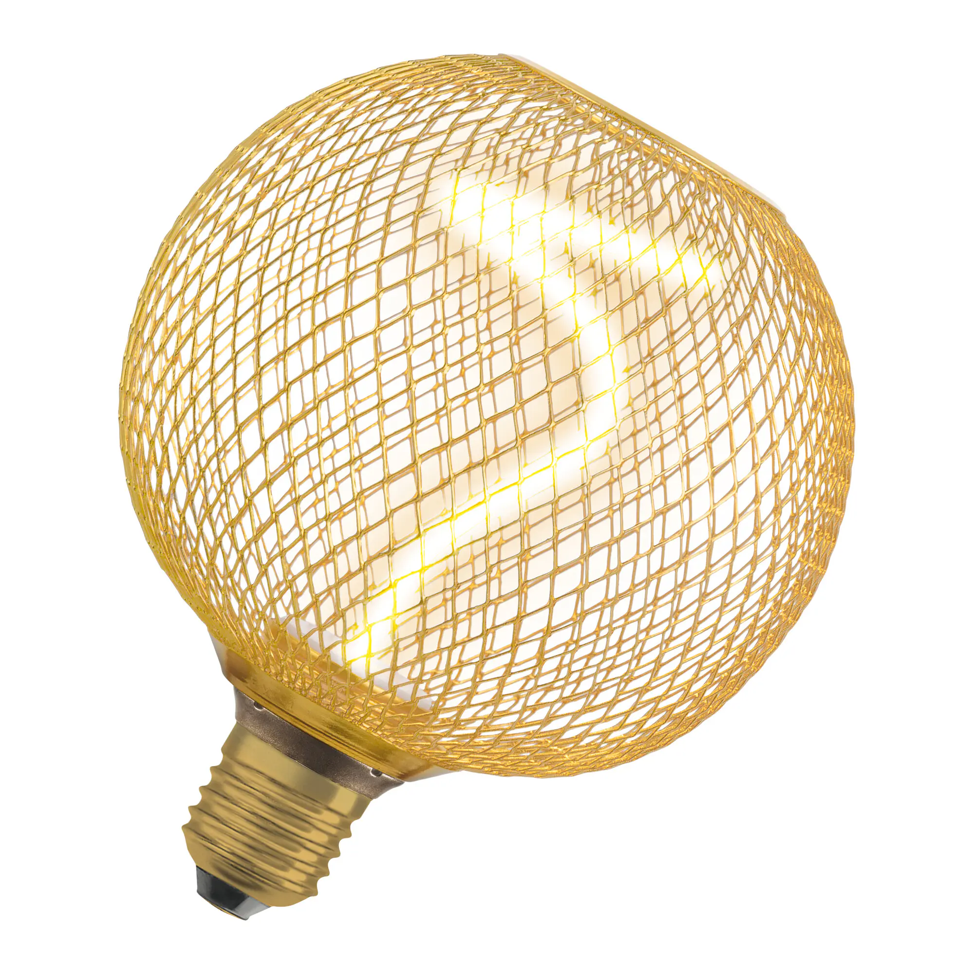Osram LED Dekoleuchtmittel E27 Globe 125 18 Gold 3,5W dimmbar warmweiß