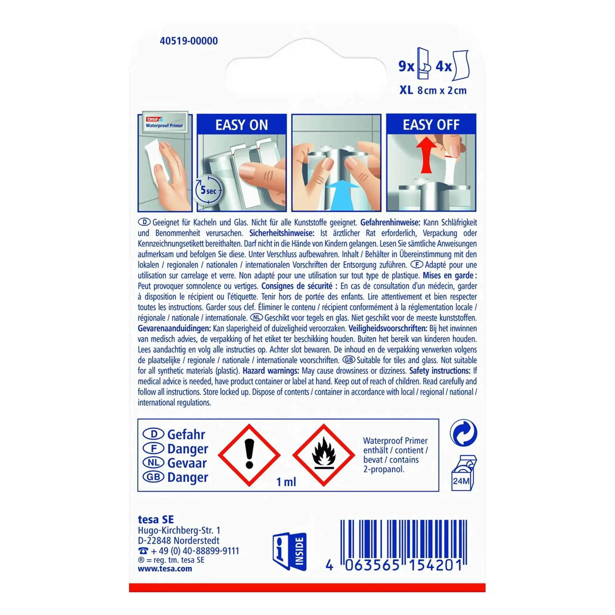 Tesa Klebestrip Powerstrips XL Tesa Klebestrip Powerstrips XL