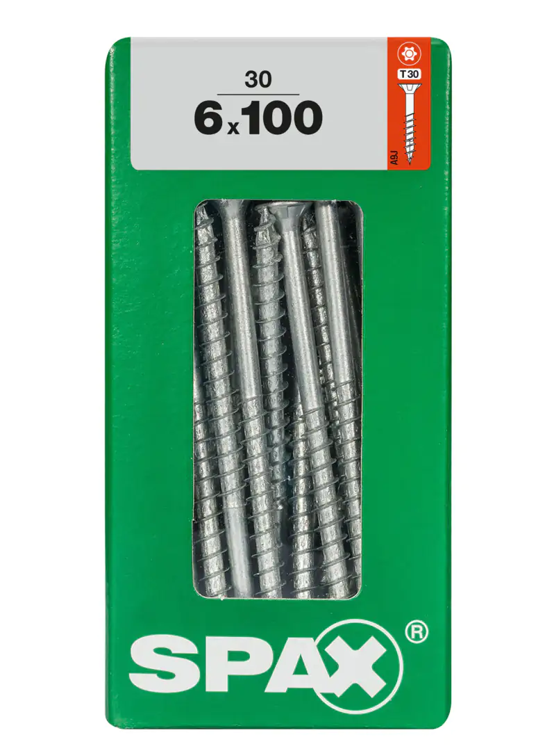 Spax Universalschrauben 6.0 x 100 mm TX 30 - 30 Stk.