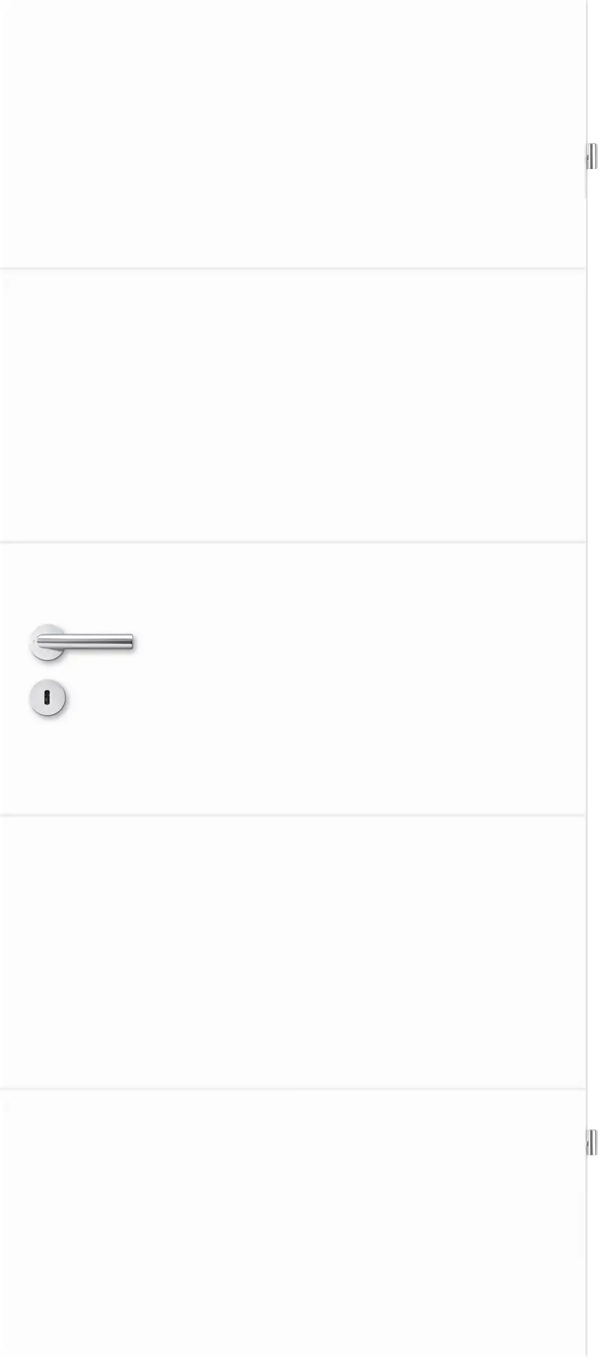 Borne Türblatt Turida 10 design-weiß Röhrenspan