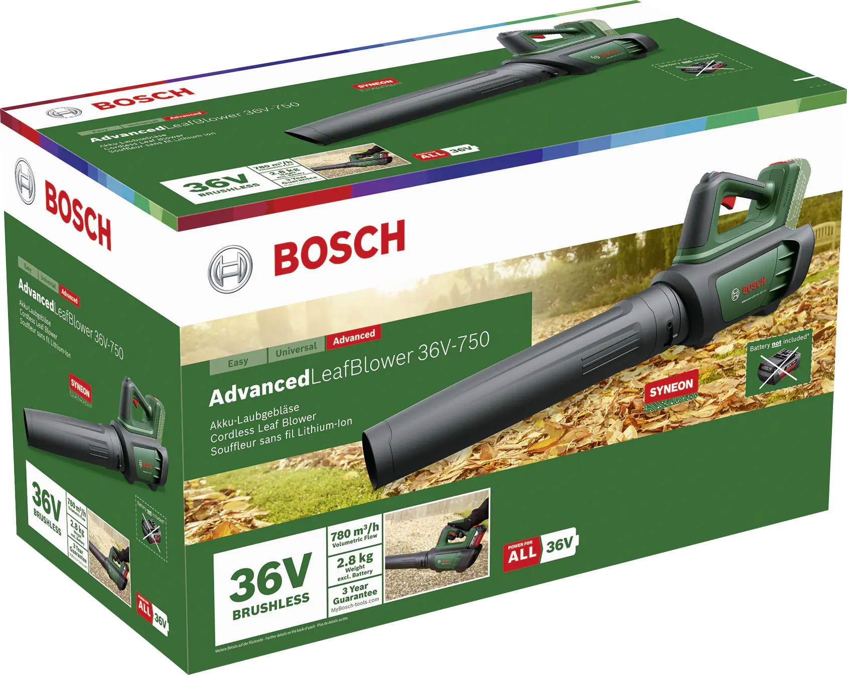 Bosch Akku-Laubbläser AdvancedLeafBlower 36V-750 Solo