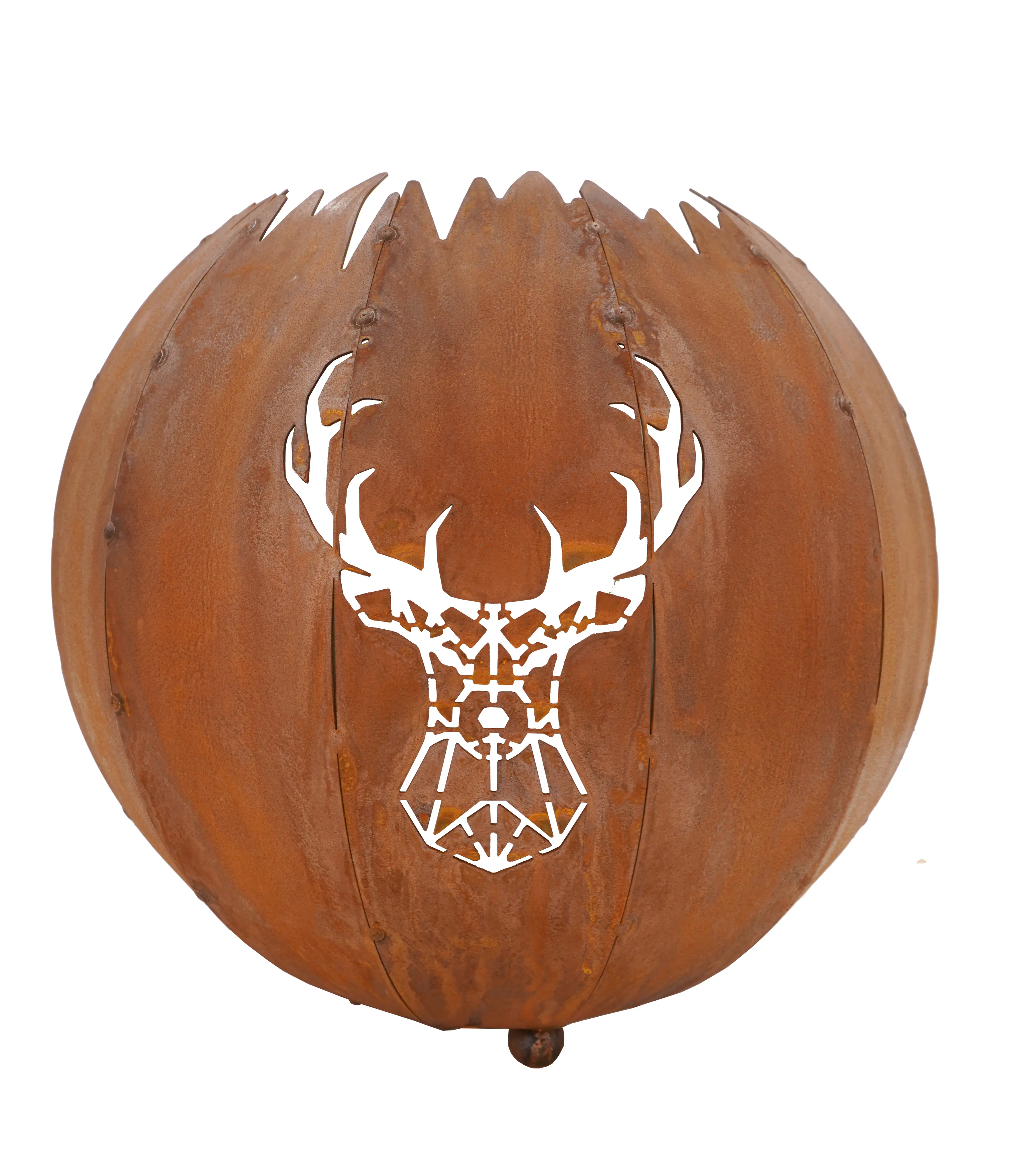 Badeko Dekokugel Hirsch Johann Ø 30 cm rostbraun