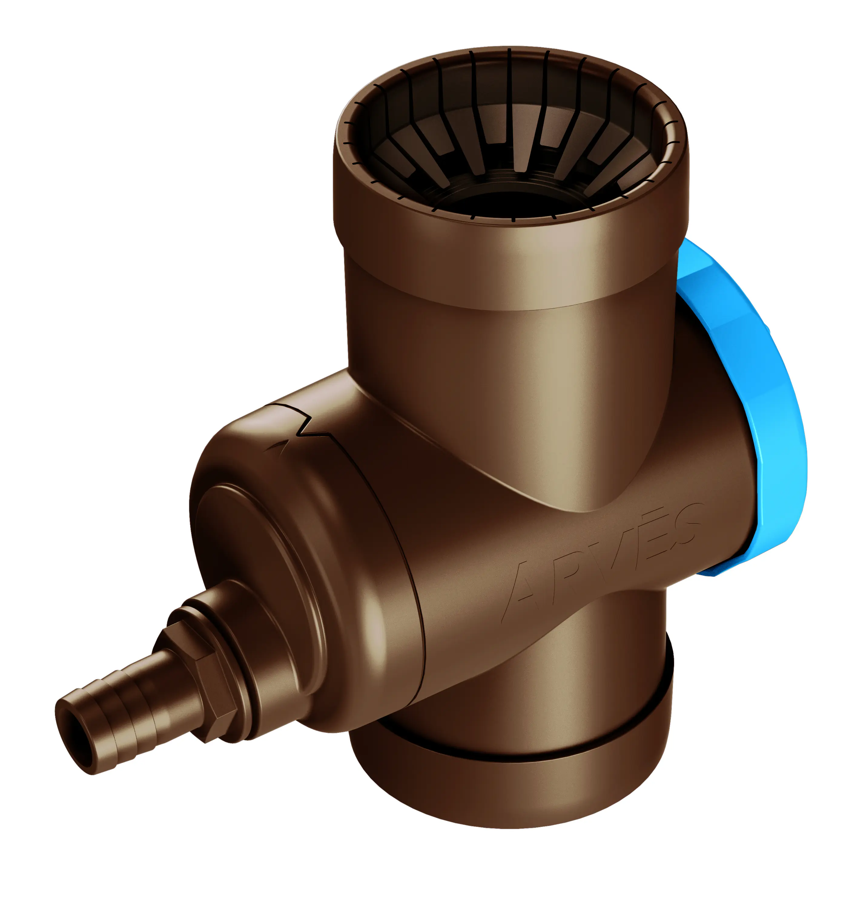 Arves Wassersammler mit Netzfilter dunkelbraun