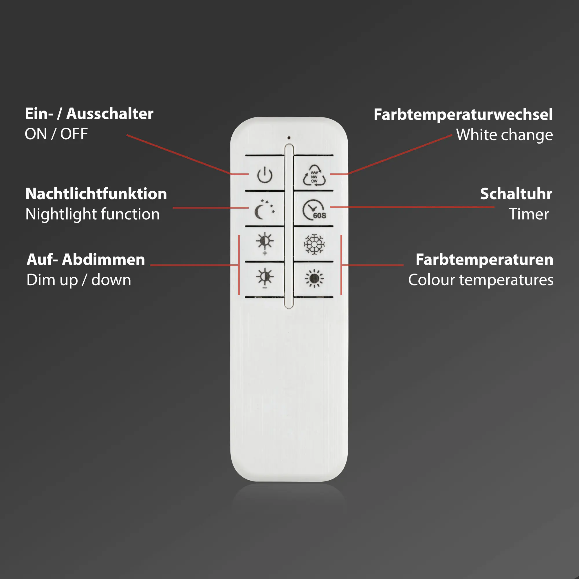 Briloner LED-Deckenleuchte Frame chrom 110 x 24,8 cm CCT dimmbar