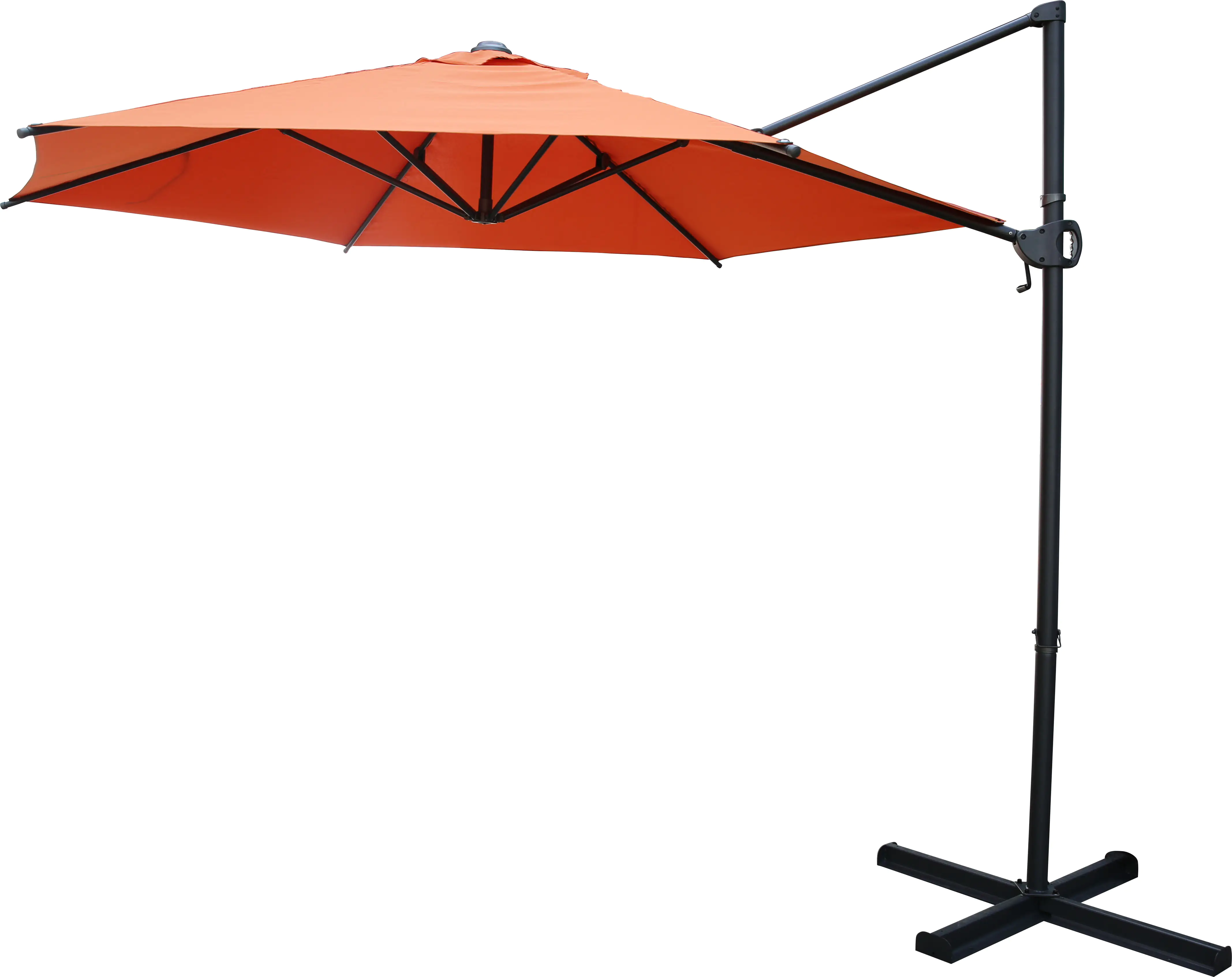 4333692035408 Primaster Ampelschirm Madeira terracotta Ø 3 m