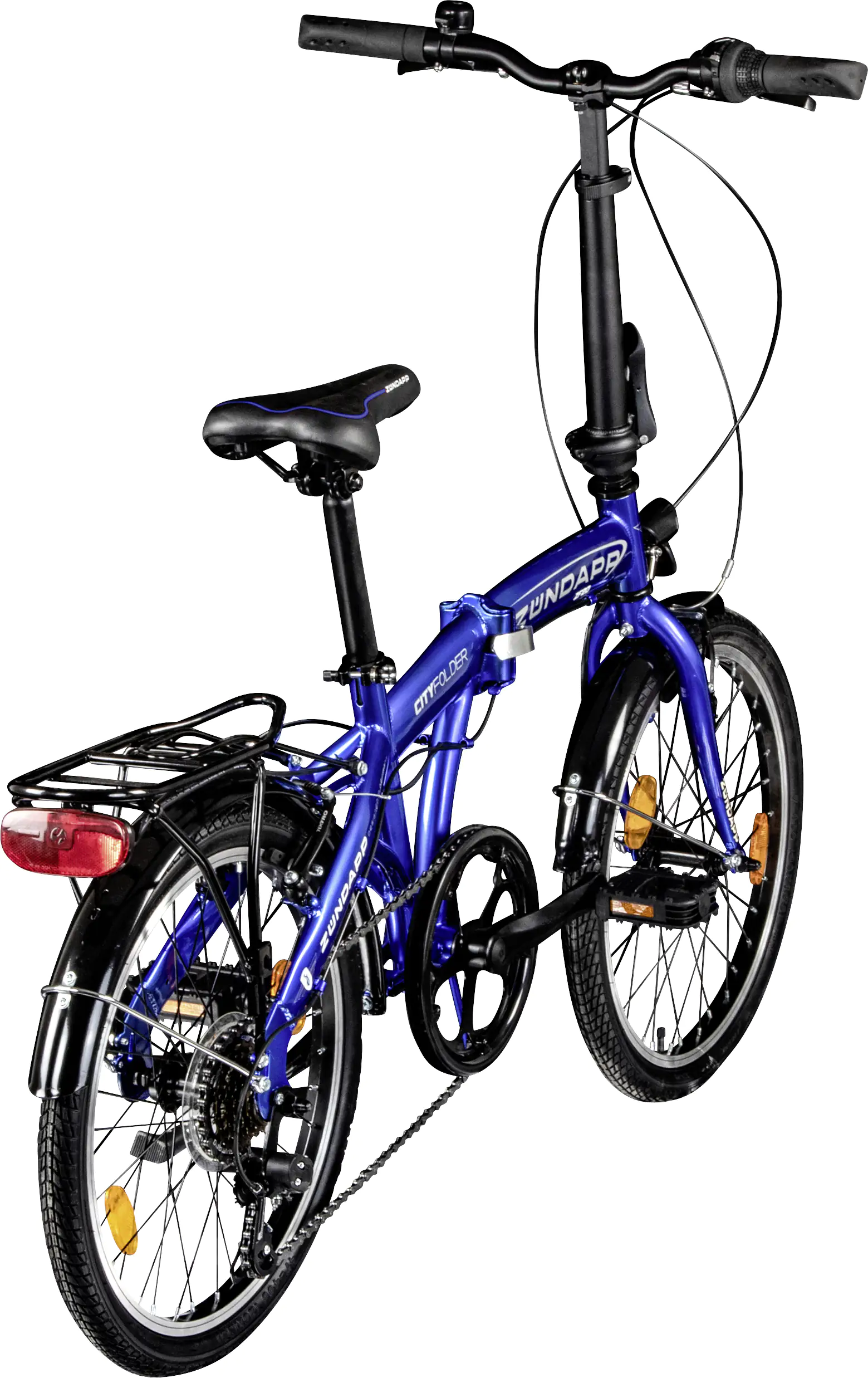 Zündapp Faltrad ZF20 Speed Folder 20 Zoll 6-Gang RH 28,5cm blau