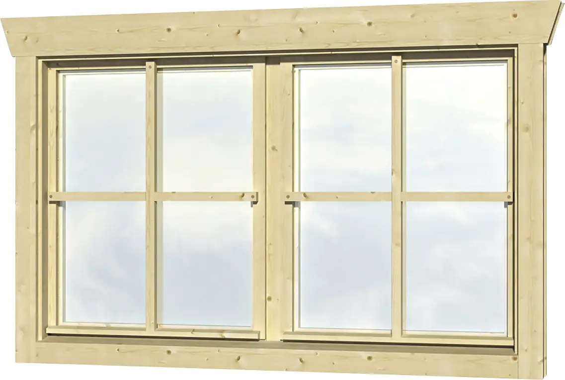 SKAN HOLZ Doppelfenster BxH 2 x 57,5 x 70,5 cm