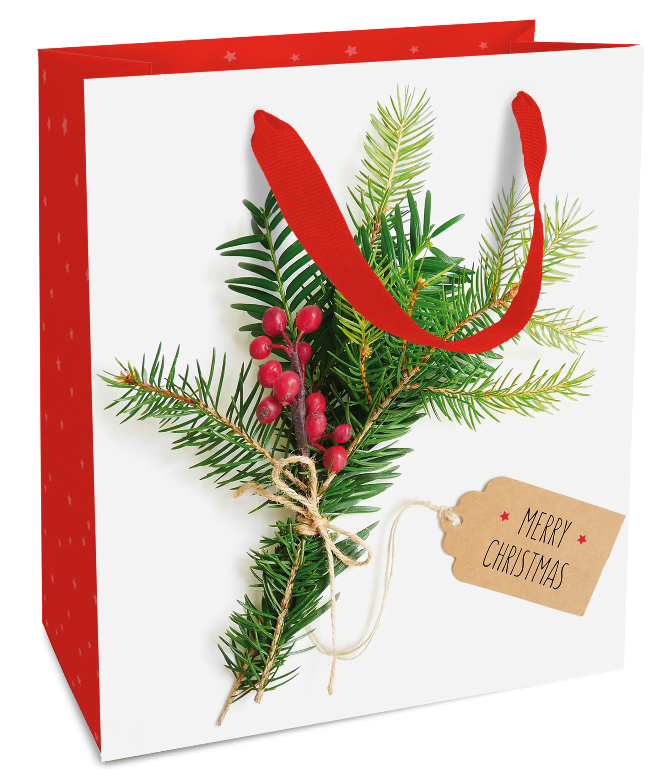 Braun & Company Geschenktragetasche Weihnachtsgruß 18 x 21 x 8 cm