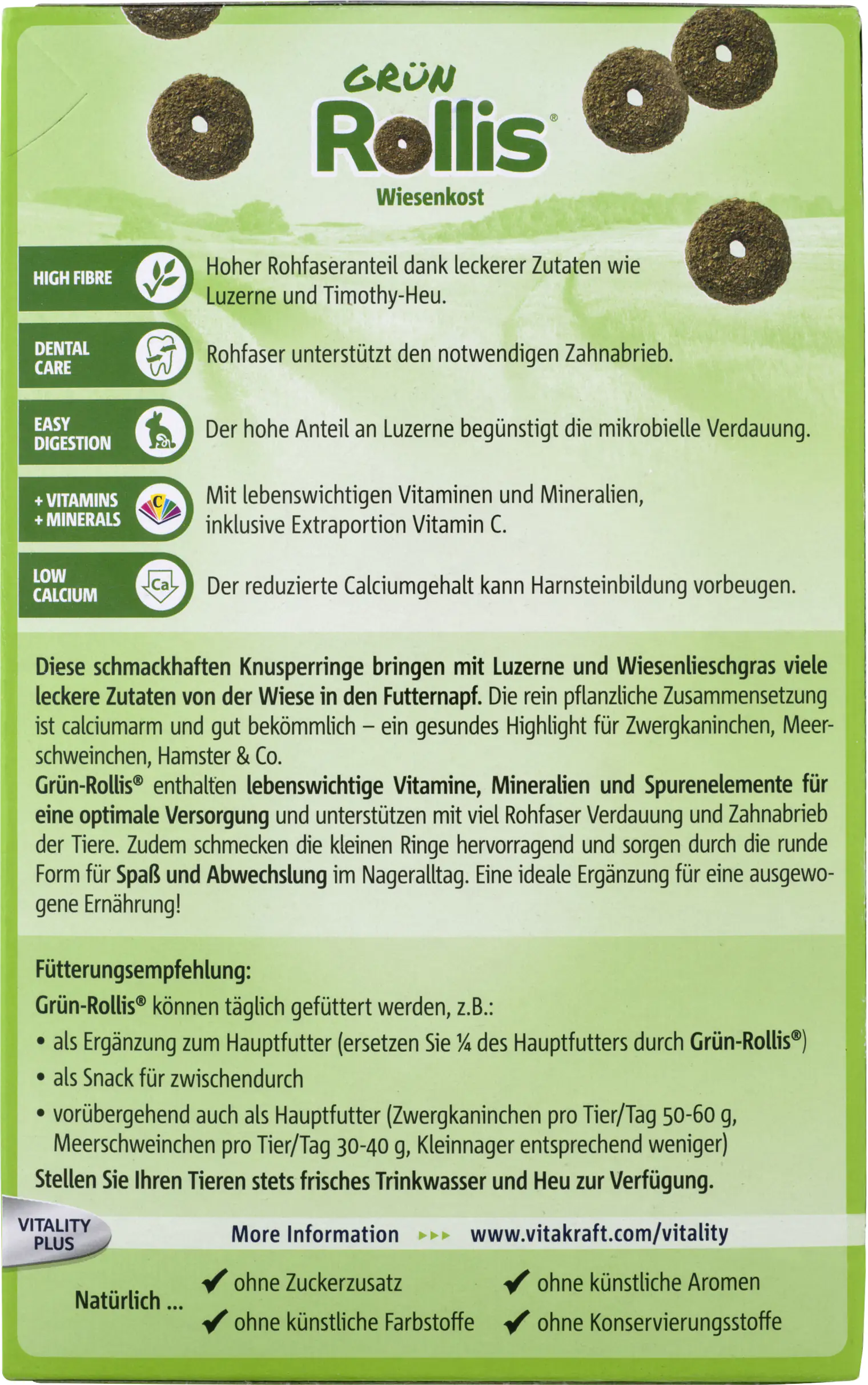 Vitakraft Grün-Rollis® 500 g