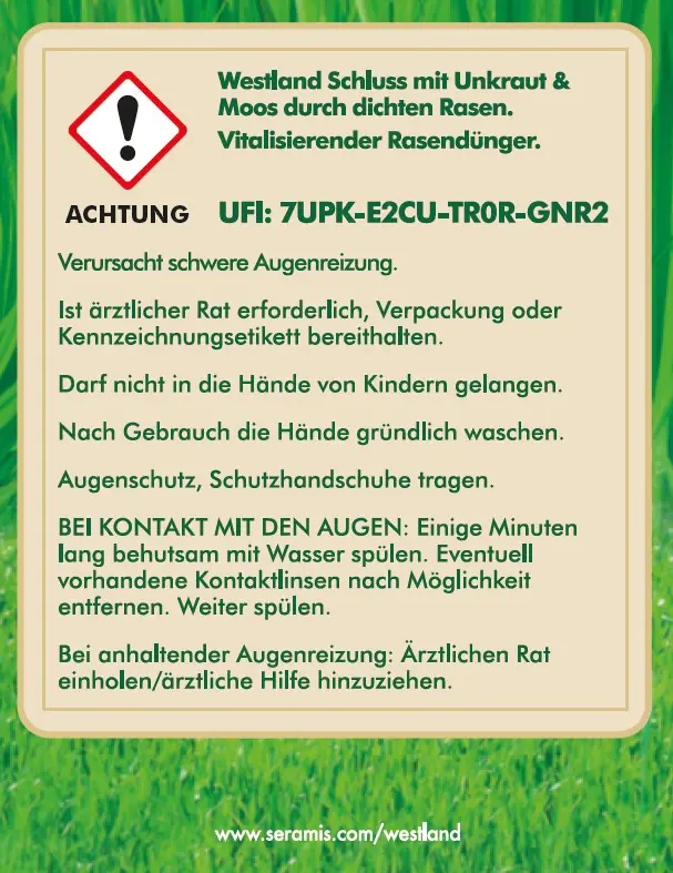 Westland Schluss mit Unkraut und Moos Dünger für 80 m² 2,8 kg Westland Schluss mit Unkraut und Moos Dünger für 80 m² 2,8 kg
