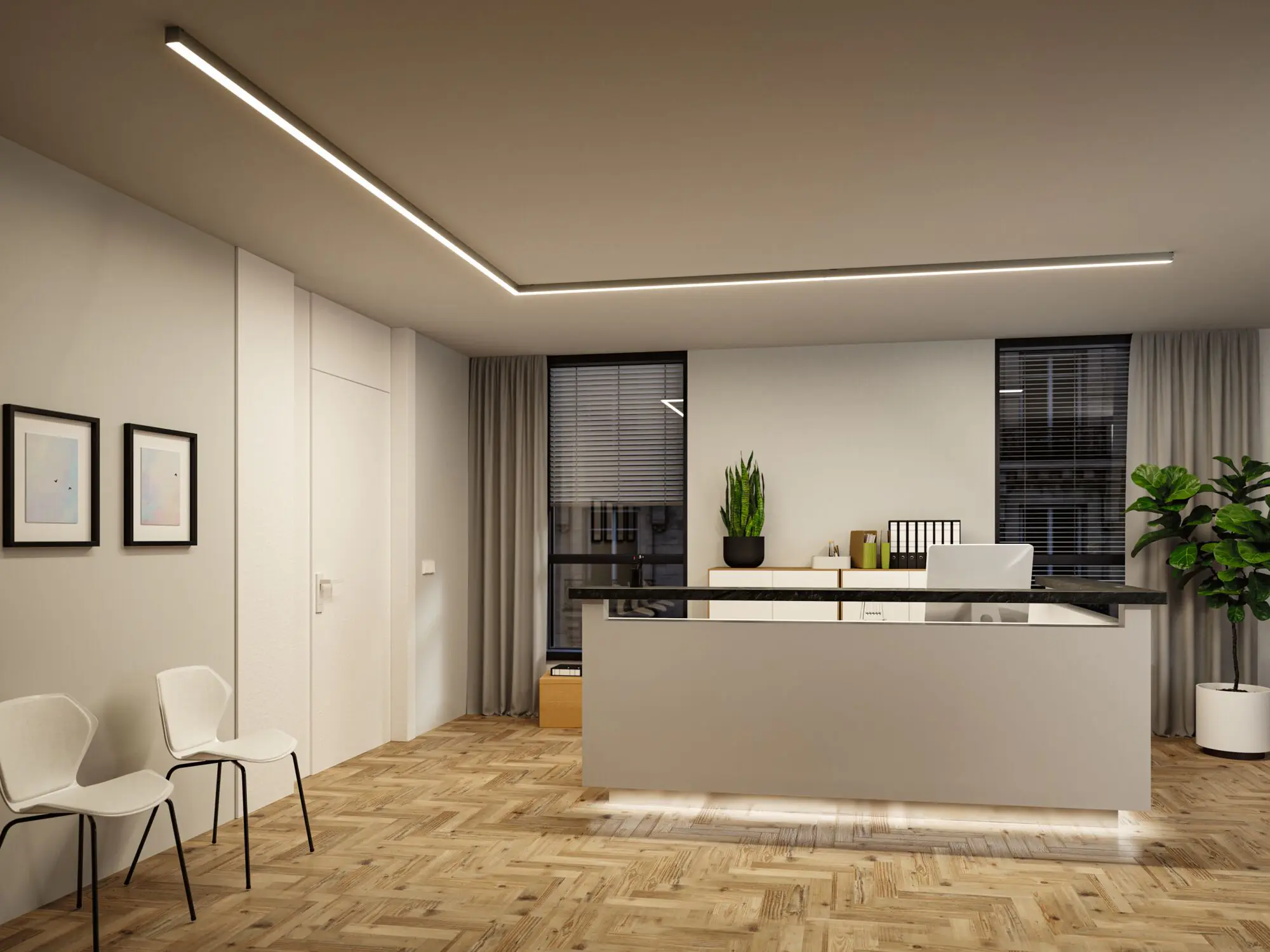 Paulmann Lichtleiste Linion 100 cm 17W Kunststoff weiß Paulmann Lichtleiste Linion 100 cm 17W Kunststoff weiß